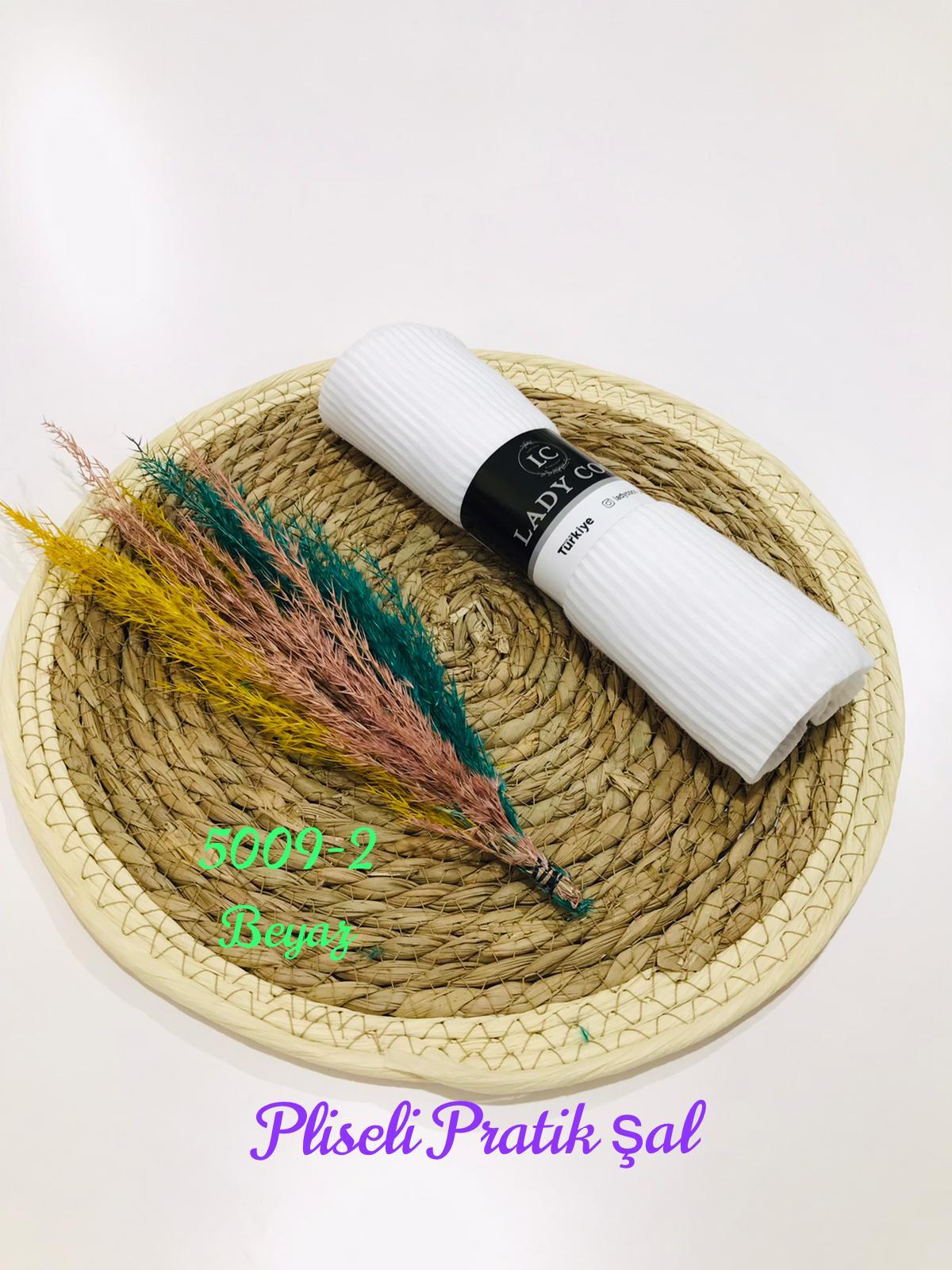 5009 Pliseli Pratik Şal