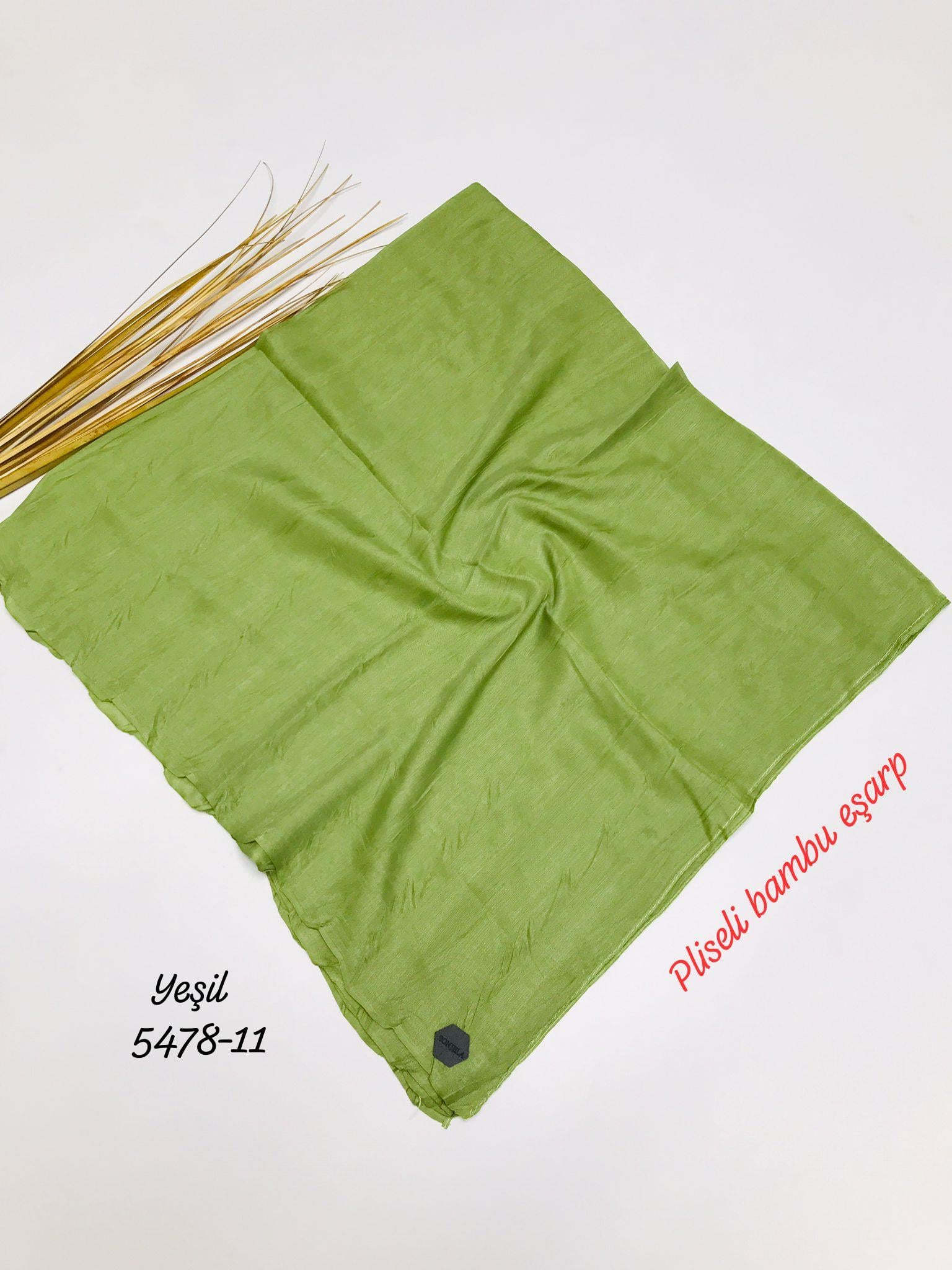 5478 Pliseli Bambu Eşarp