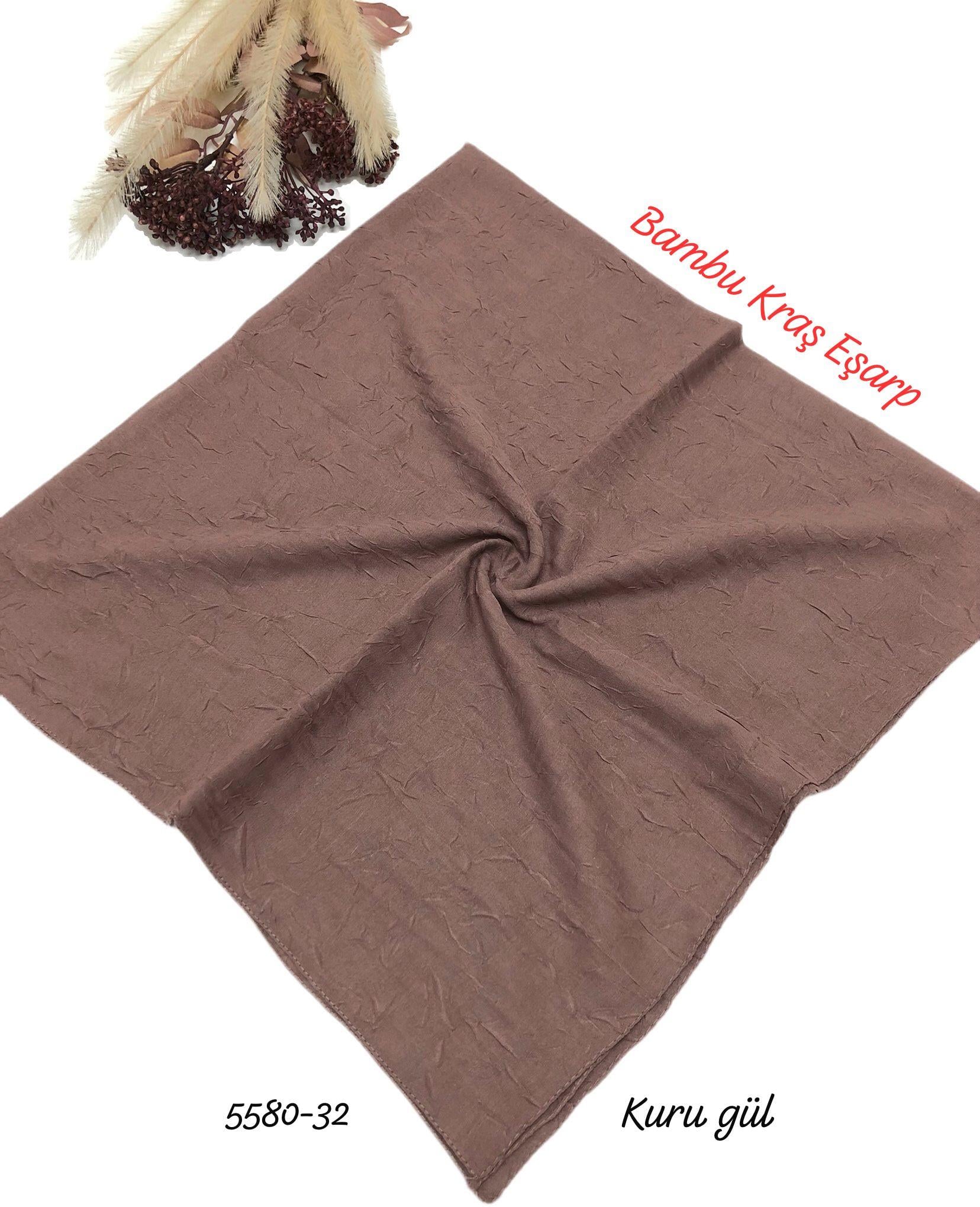 5580 Bambu Kraş Eşarp