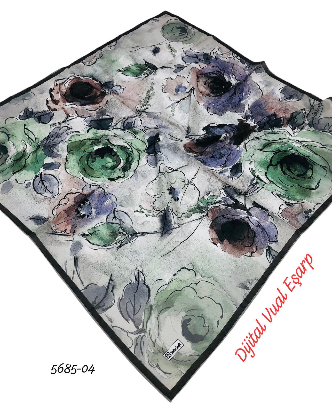 5685 Dijital Vual Eşarp