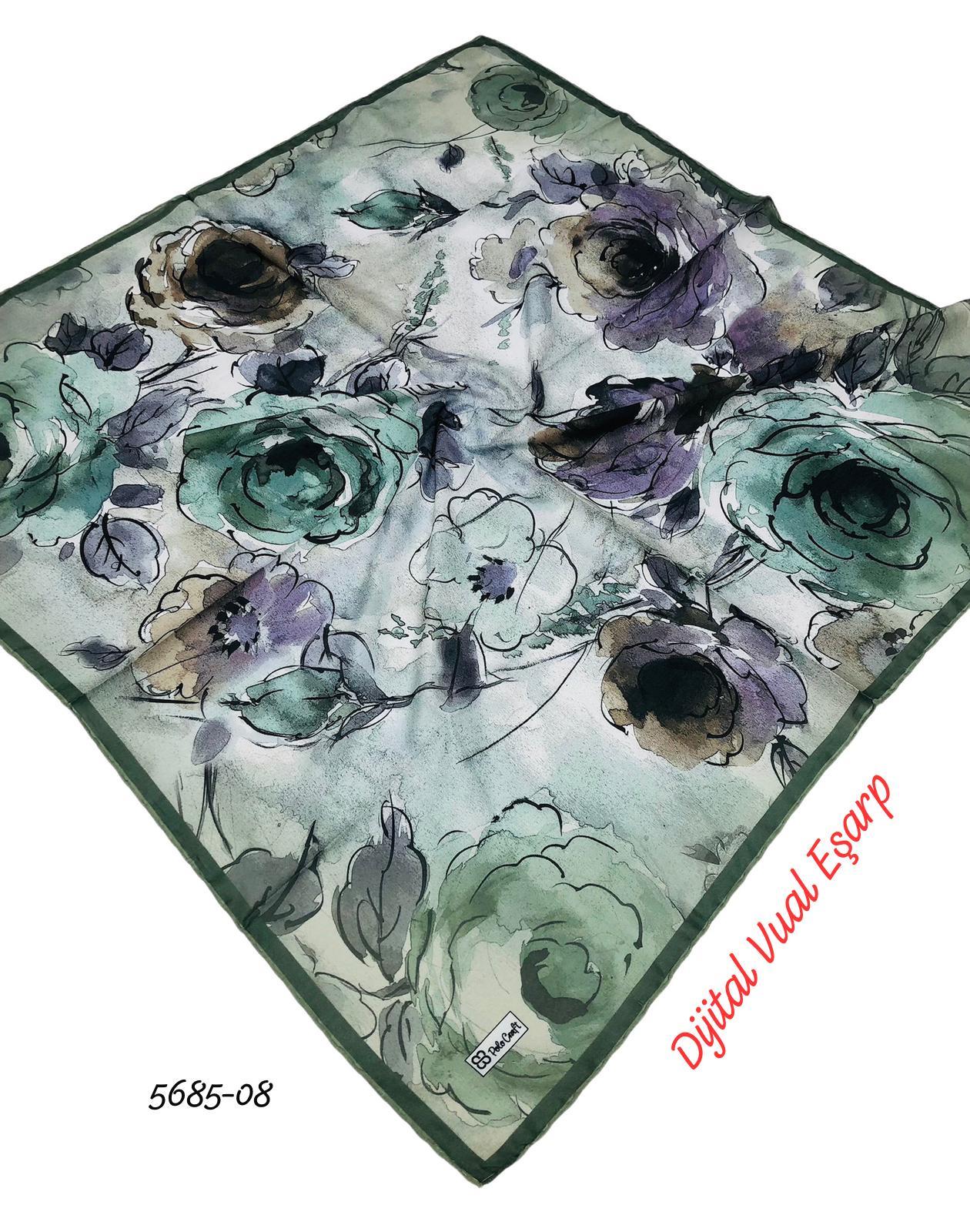 5685 Dijital Vual Eşarp