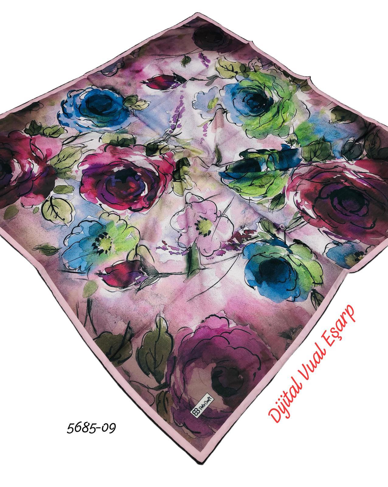 5685 Dijital Vual Eşarp