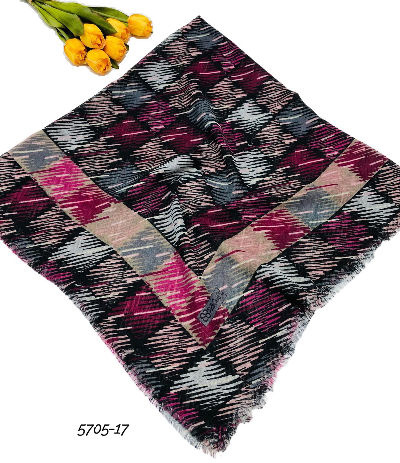 5705 Flamlı Pamuk Eşarp