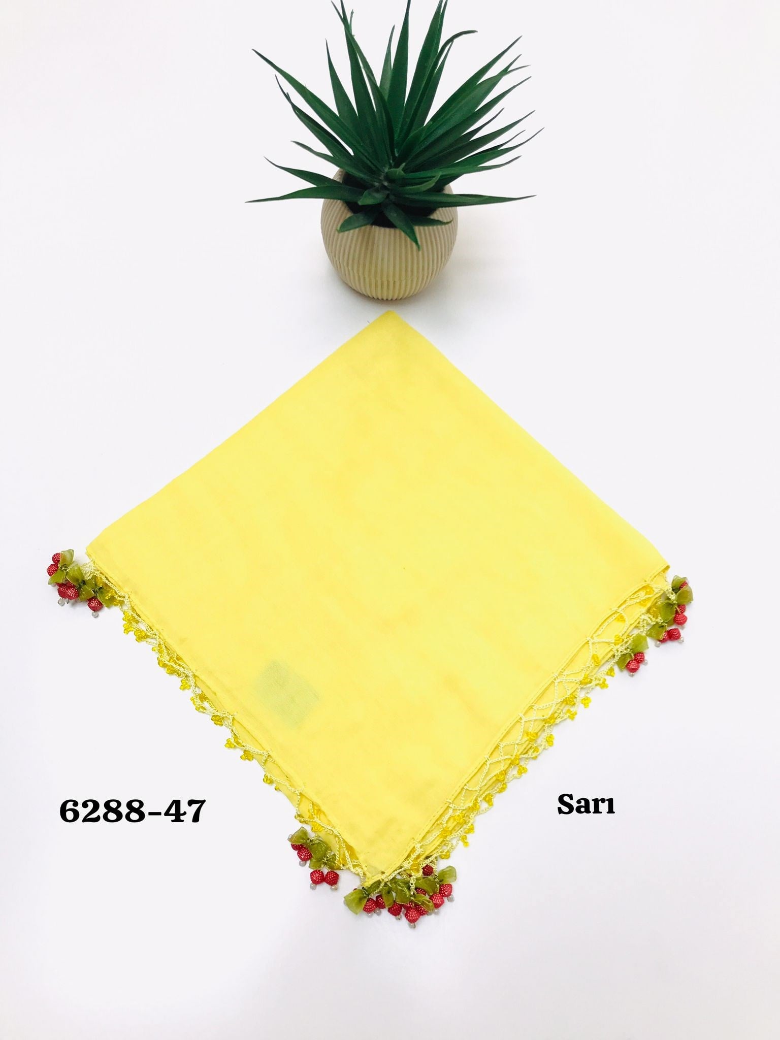 6288 Kiraz Boncuklu Yazma