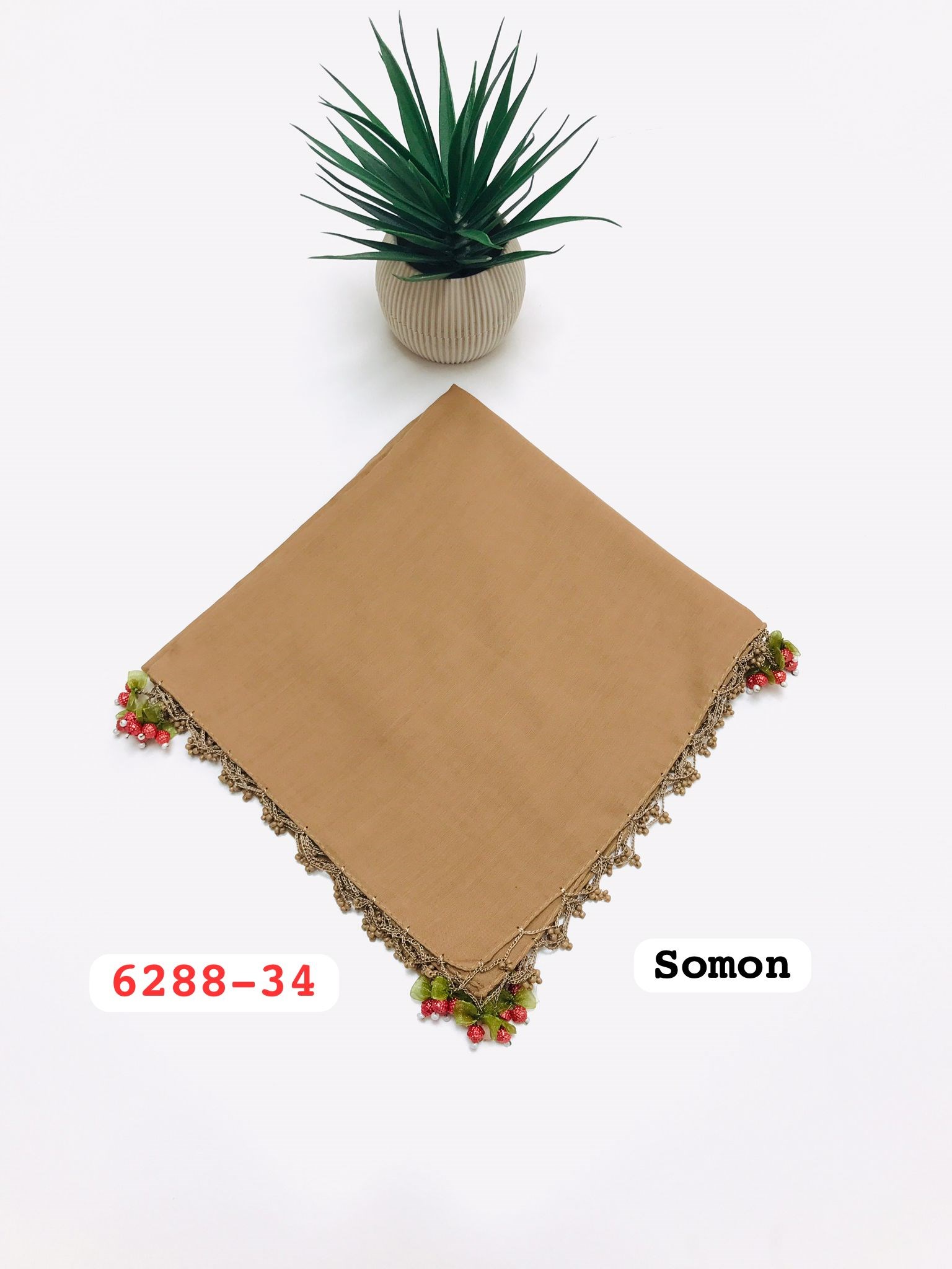 6288 Kiraz Boncuklu Yazma