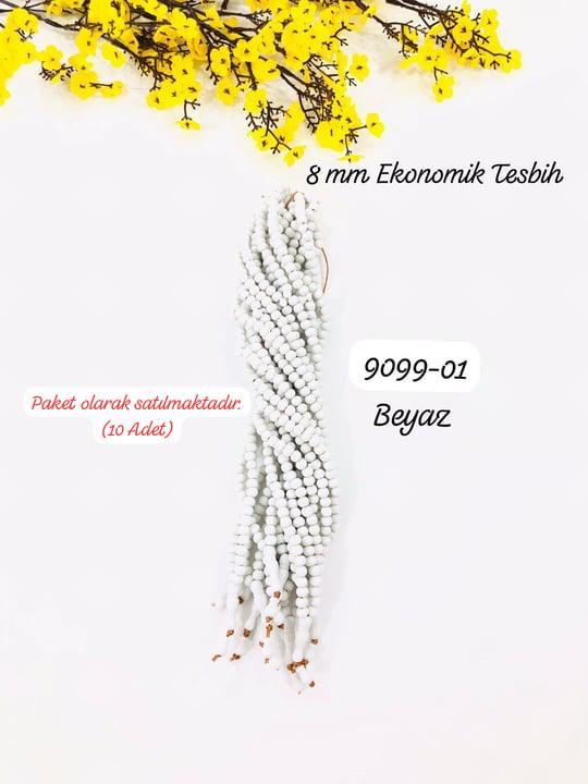 9099 8 mm Ekonımik Tesbih