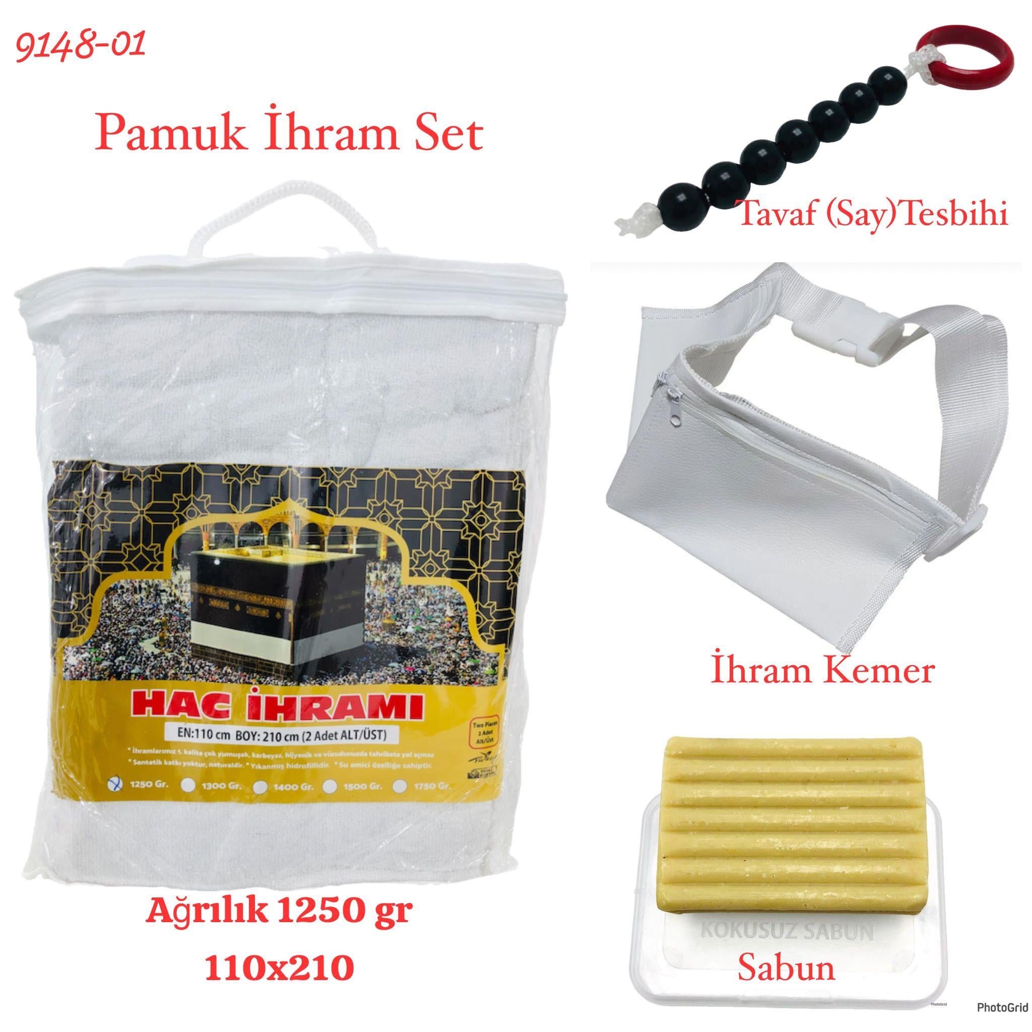 9148 Pamuk İhram Set