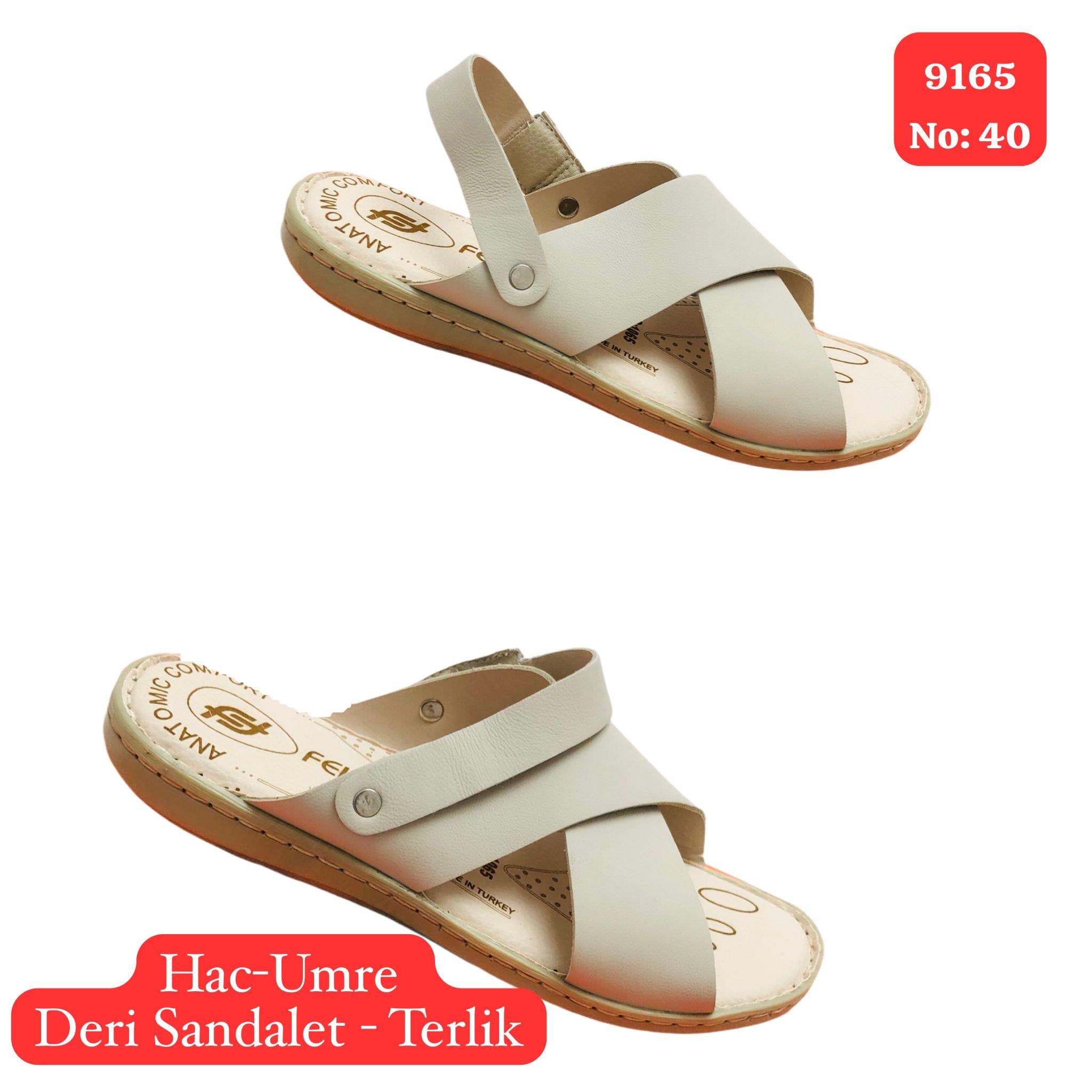 9165 Deri Sandalet Terlik