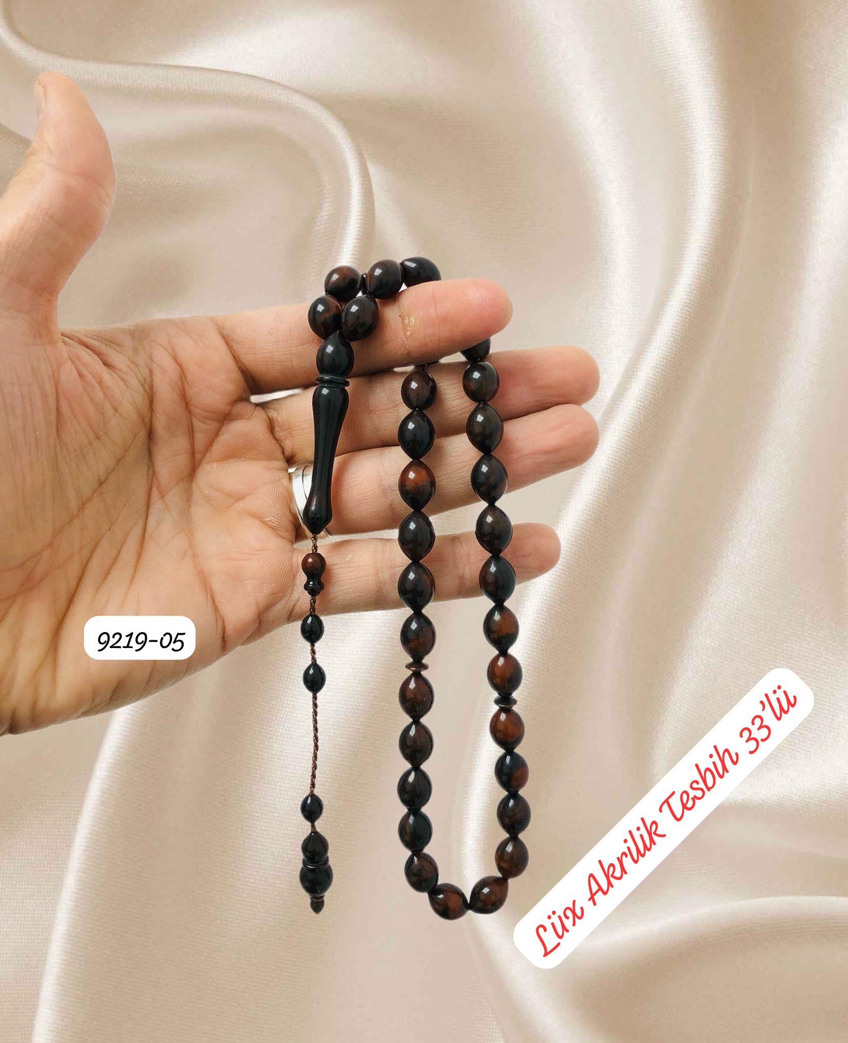 9219 Lüks Akrilik Tesbih 33'lü
