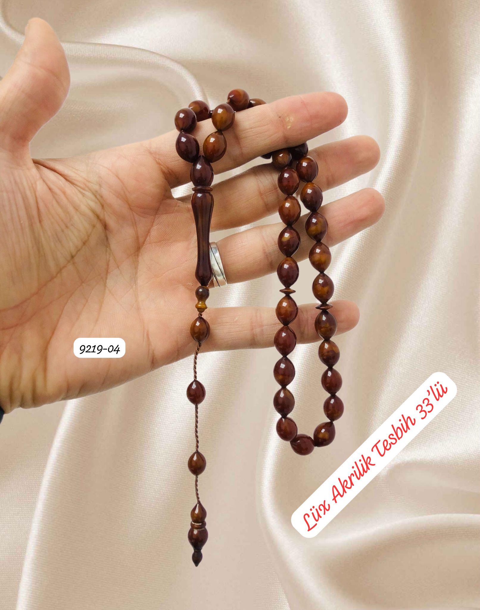 9219 Lüks Akrilik Tesbih 33'lü