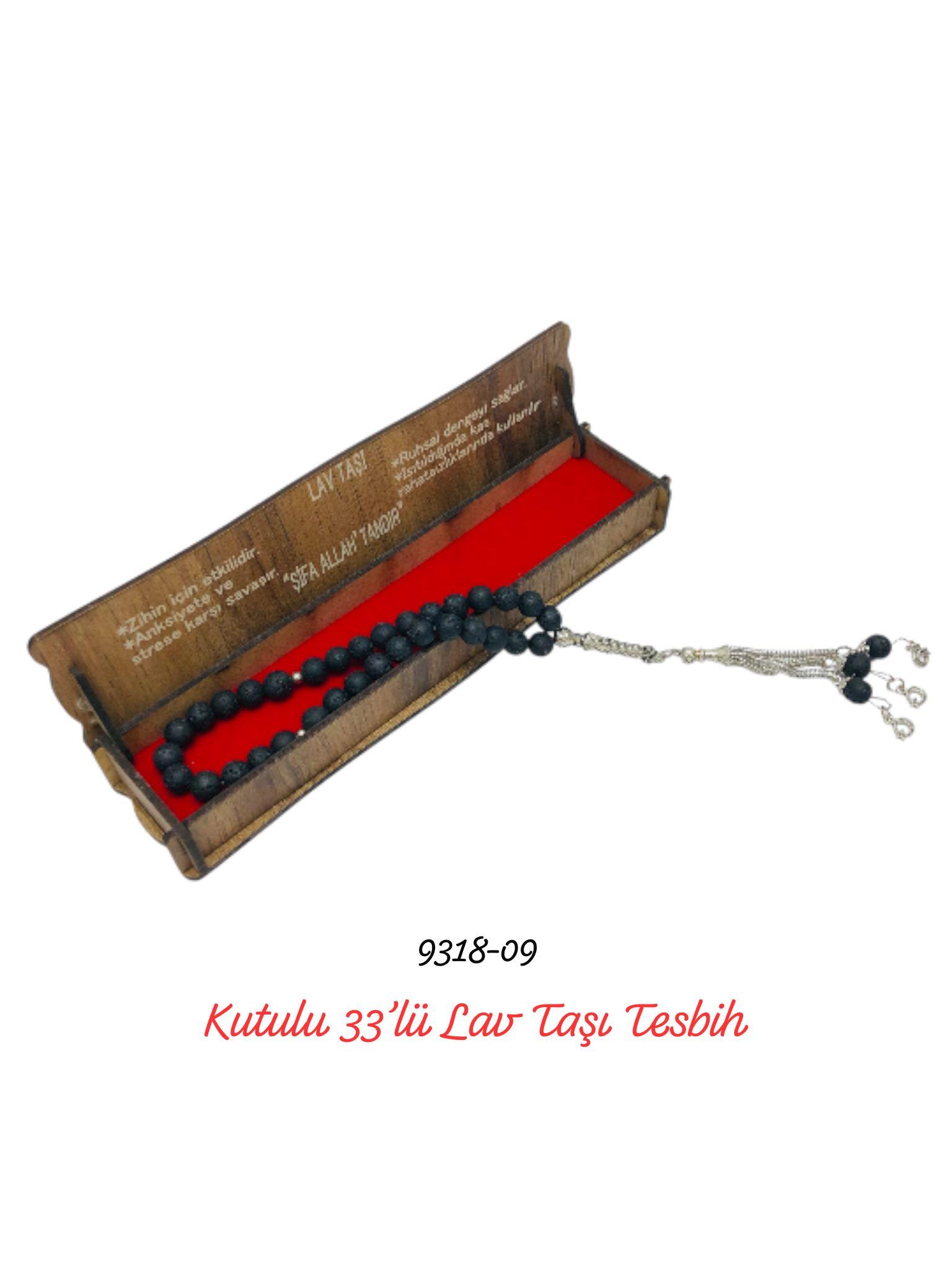 9318 Kutulu Lüks 33'lü Tesbih