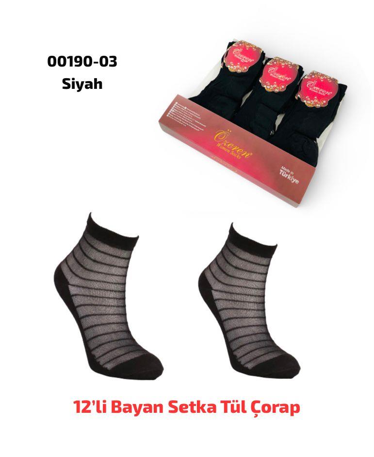 Bayan Setka Tül Çorap