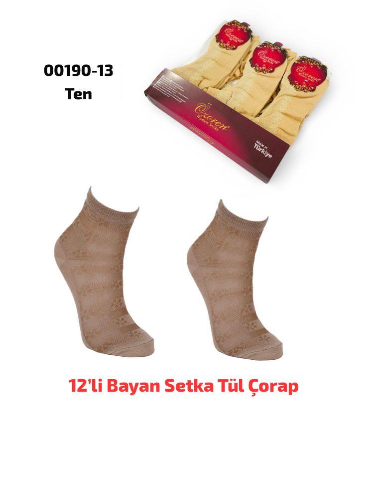 Bayan Setka Tül Çorap