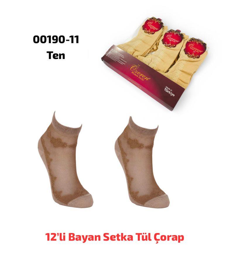 Bayan Setka Tül Çorap