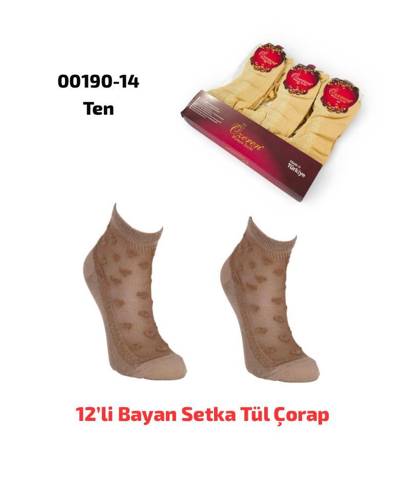 Bayan Setka Tül Çorap