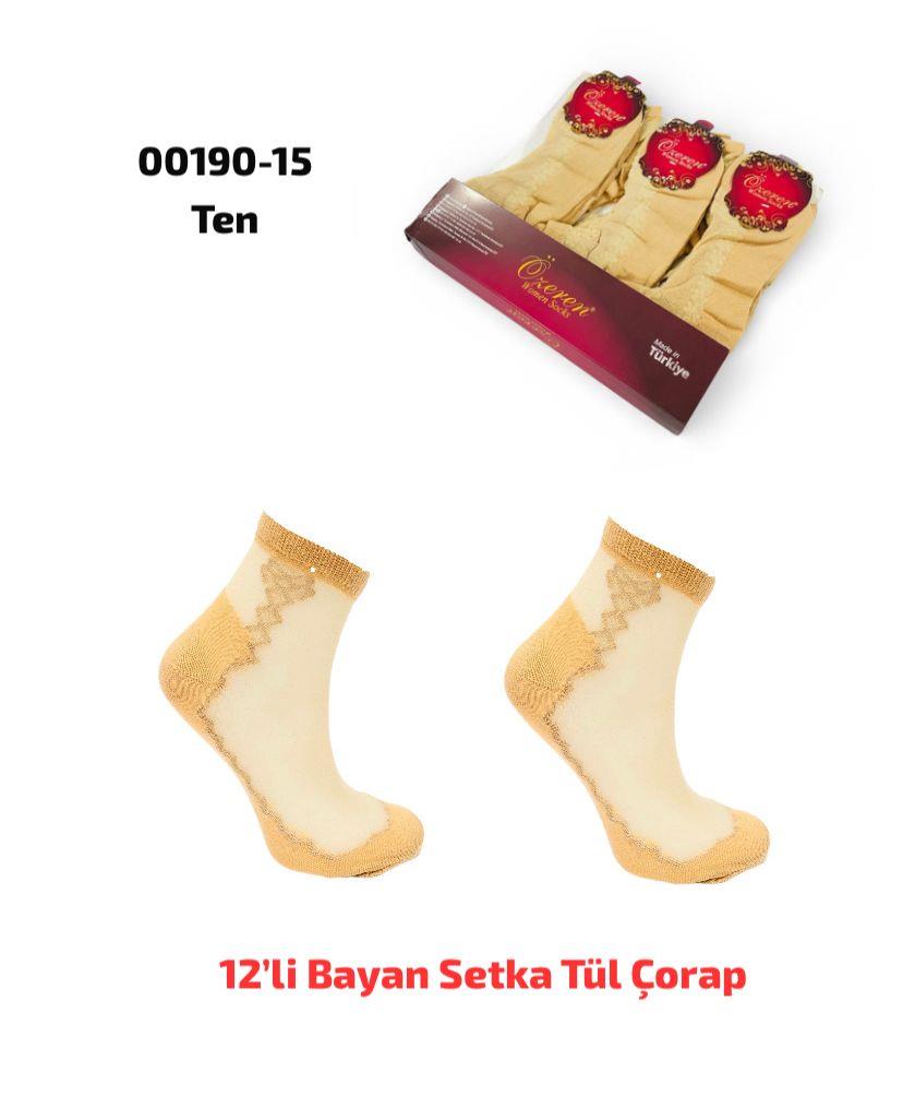 Bayan Setka Tül Çorap
