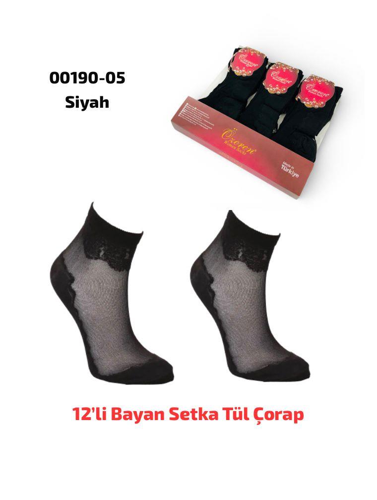 Bayan Setka Tül Çorap