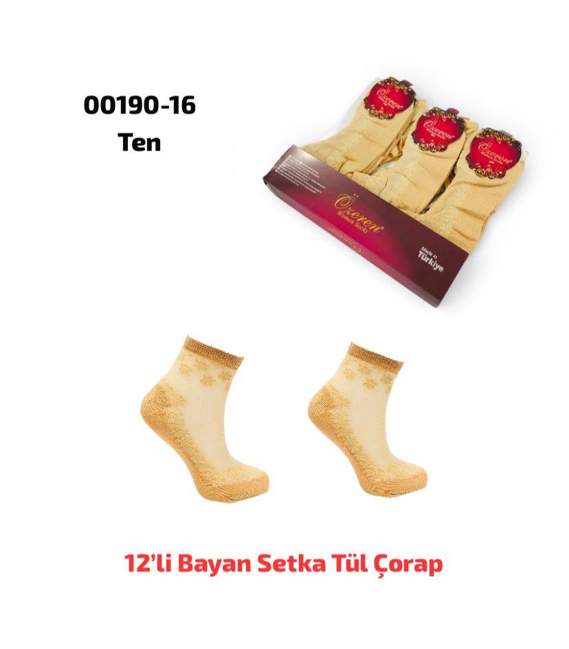 Bayan Setka Tül Çorap