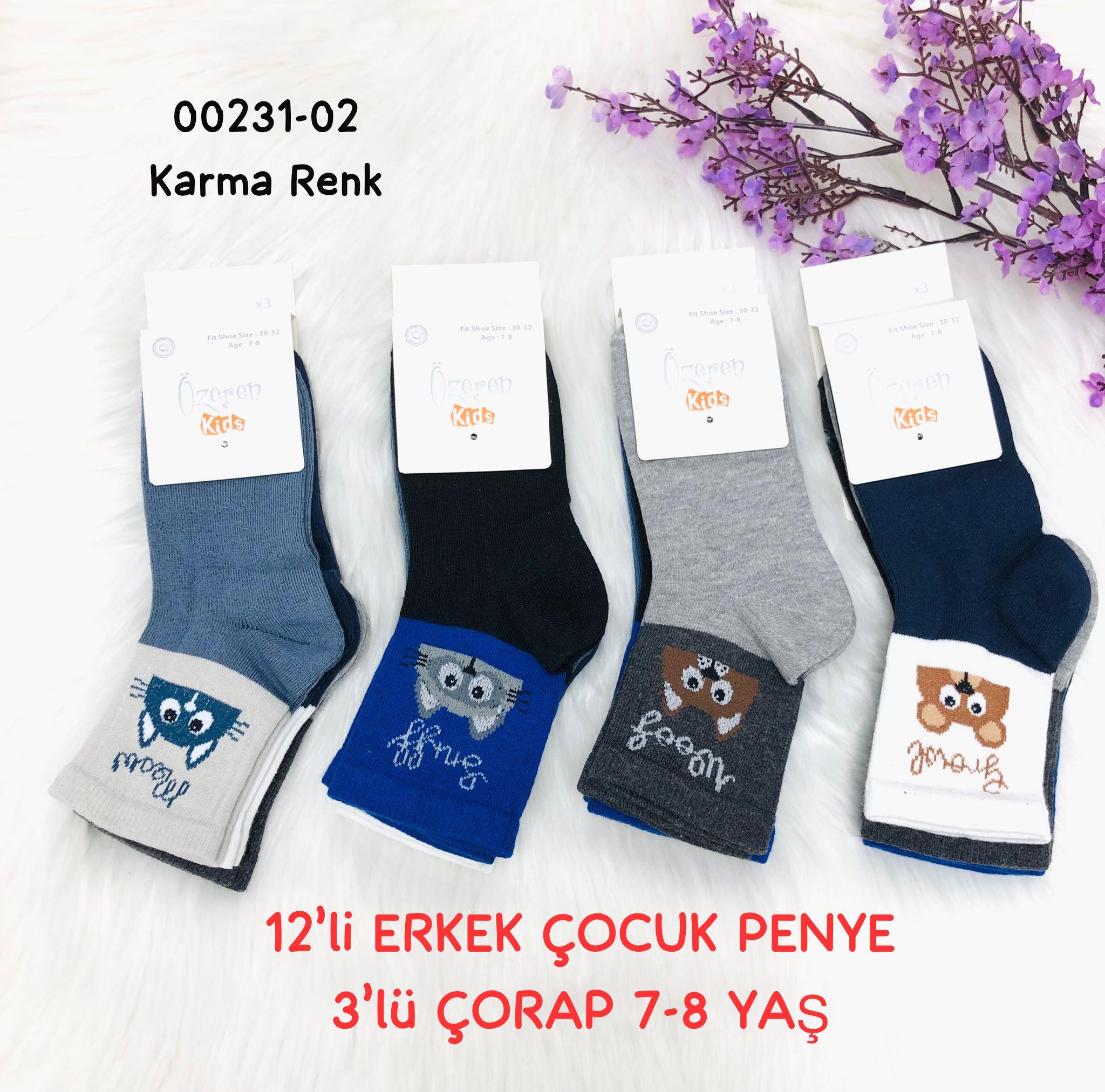 Çocuk Penye Çorap