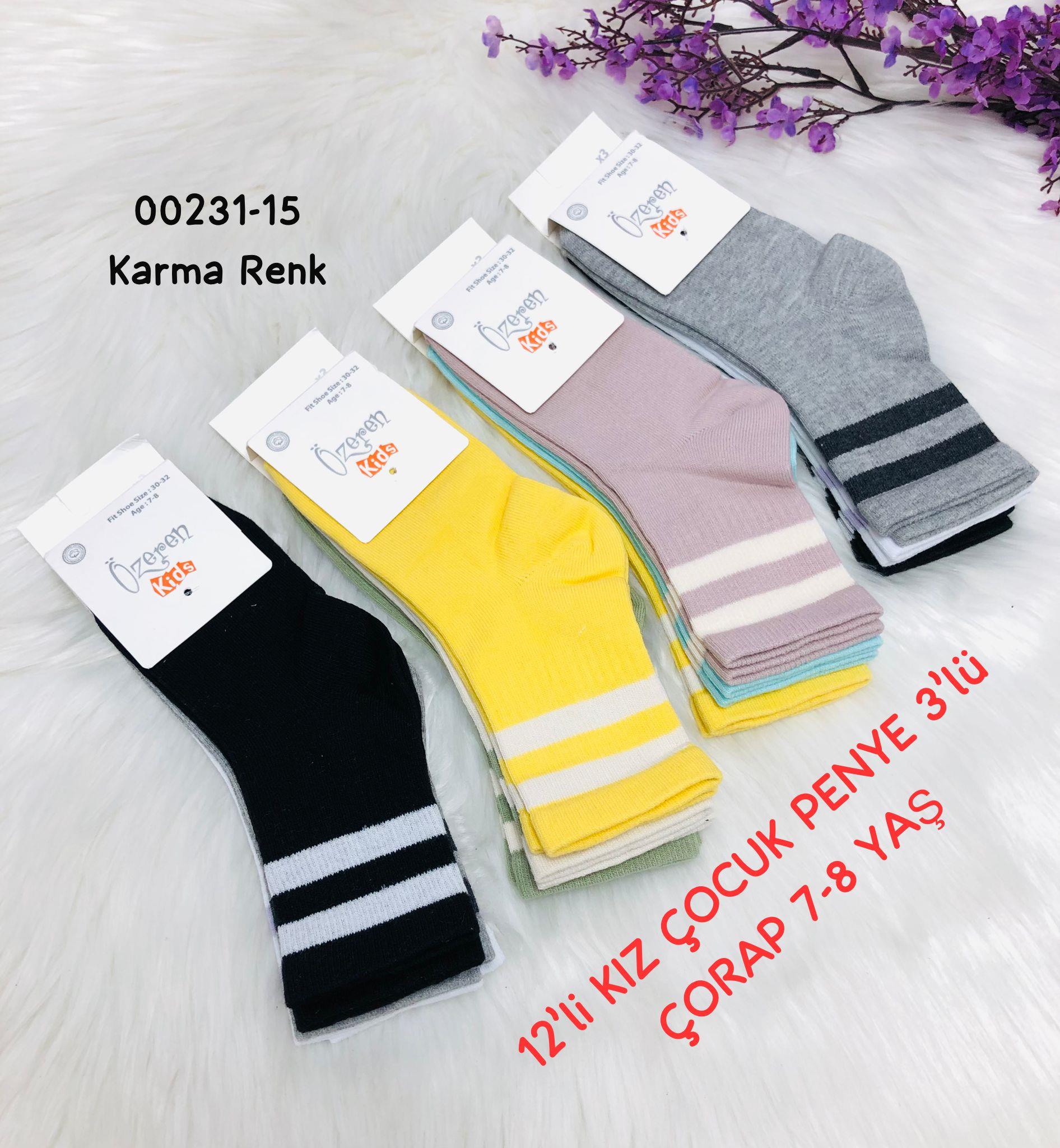 Çocuk Penye Çorap
