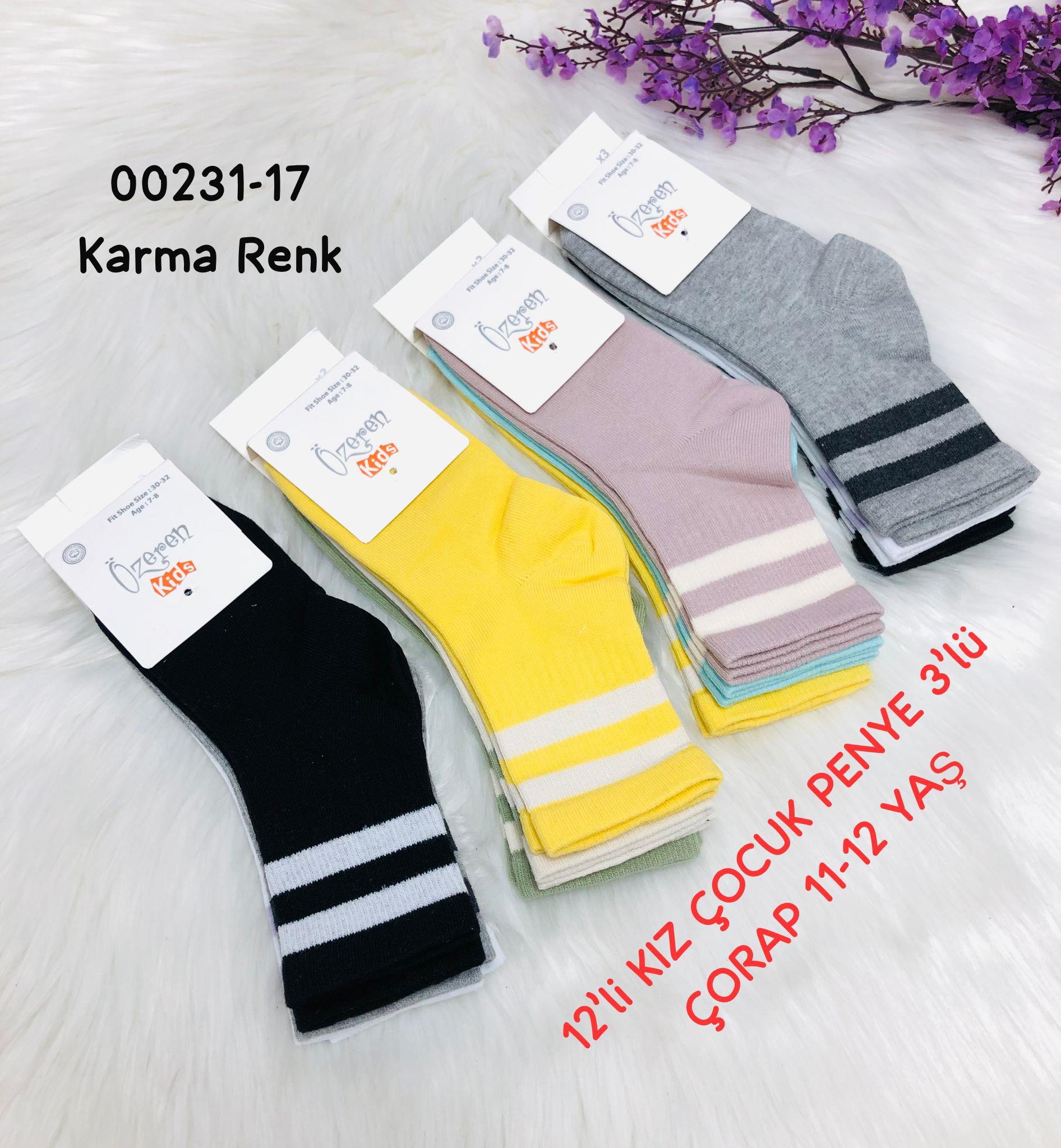 Çocuk Penye Çorap