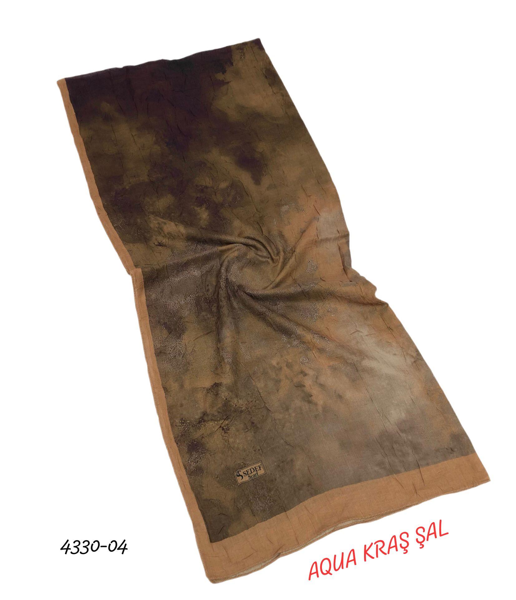 Desenli Bambu Aqua Kraş Şal Kaliteli