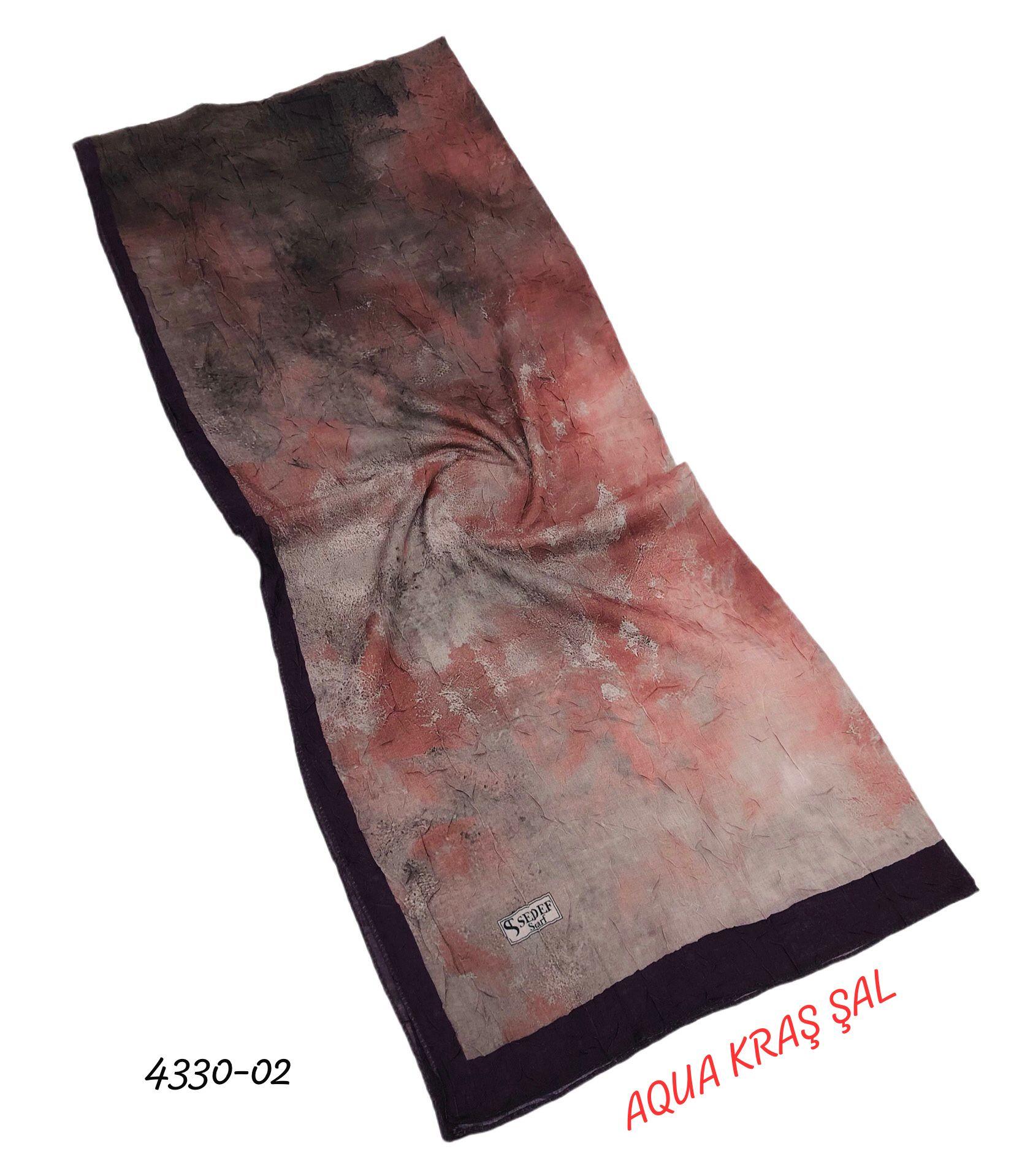 Desenli Bambu Aqua Kraş Şal Kaliteli