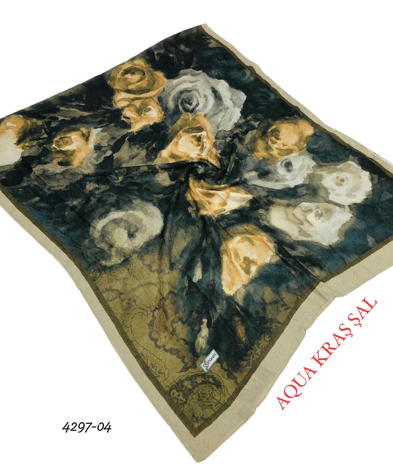 Desenli Bambu Kraş Şal