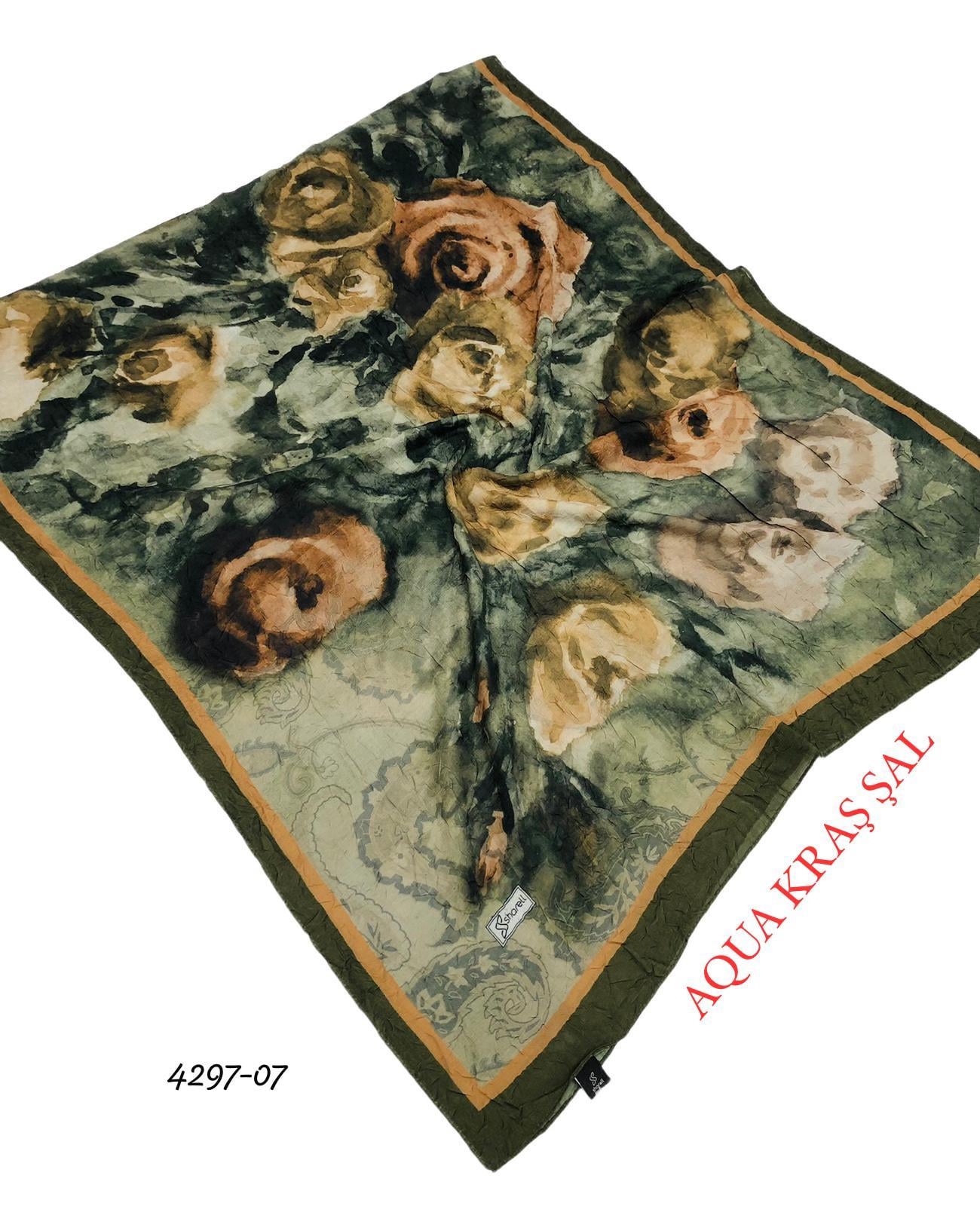 Desenli Bambu Kraş Şal