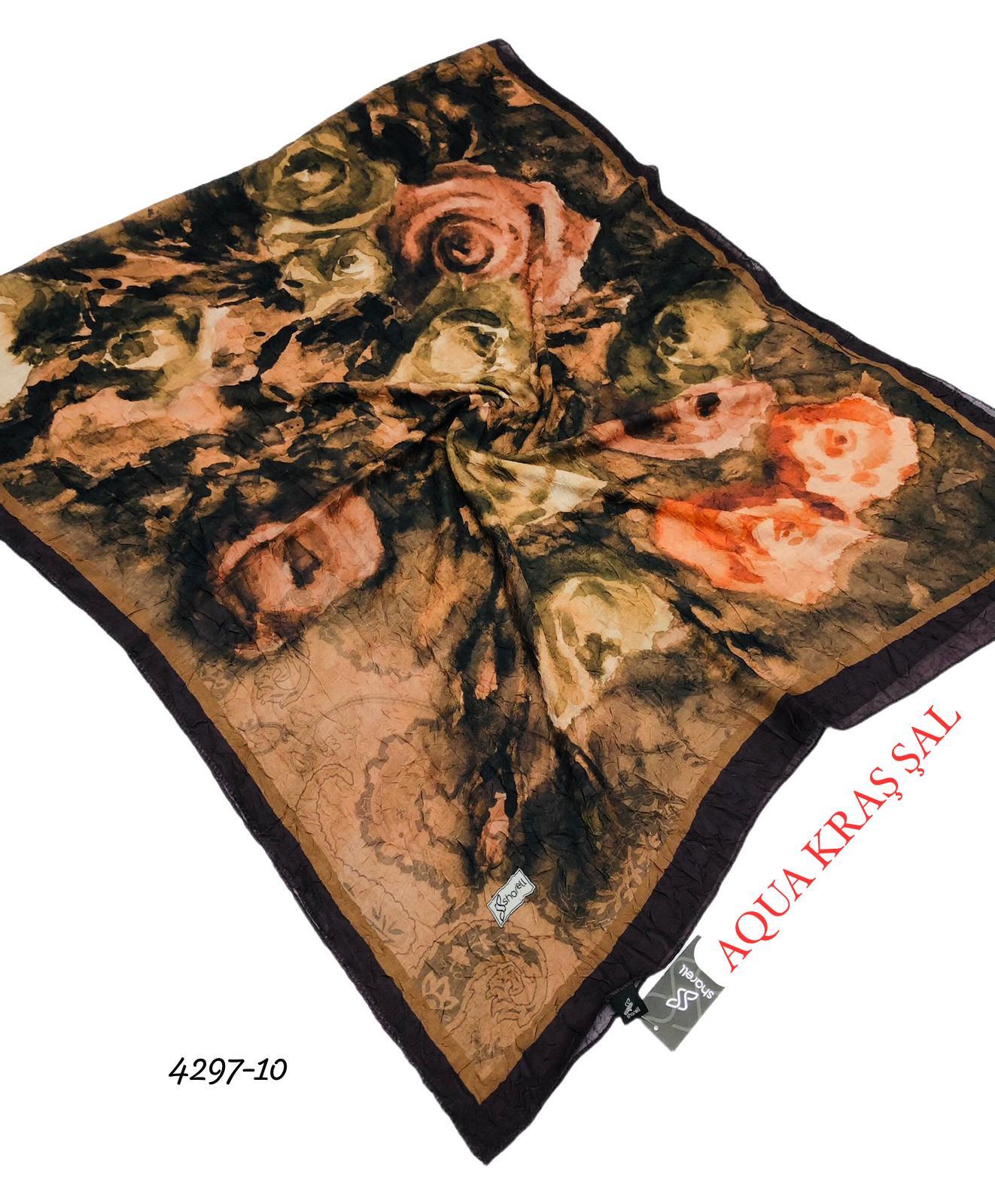 Desenli Bambu Kraş Şal