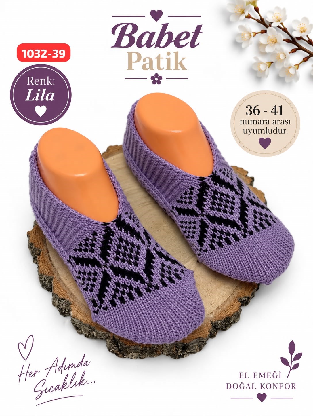 Desenli Patik