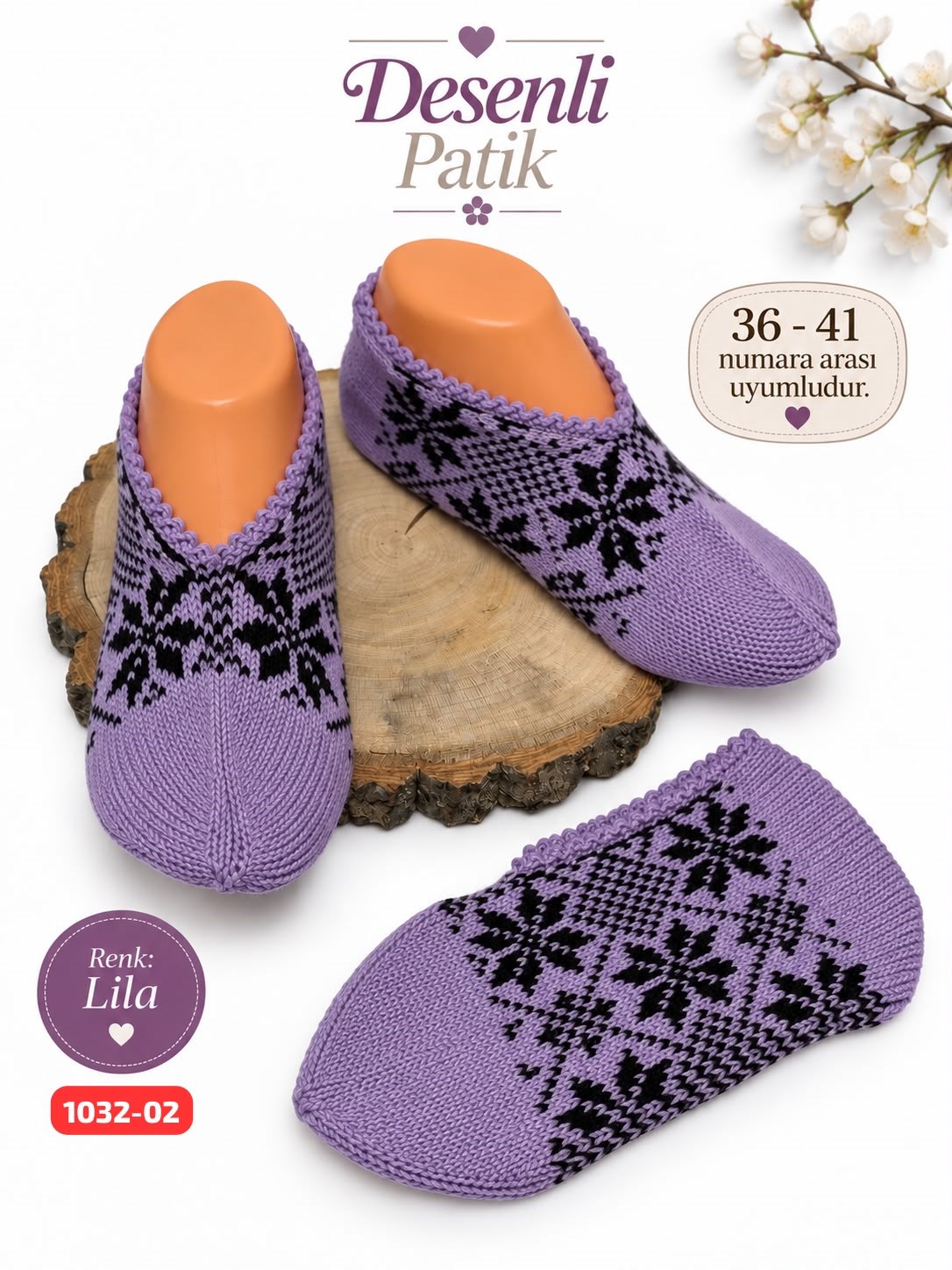 Desenli Patik