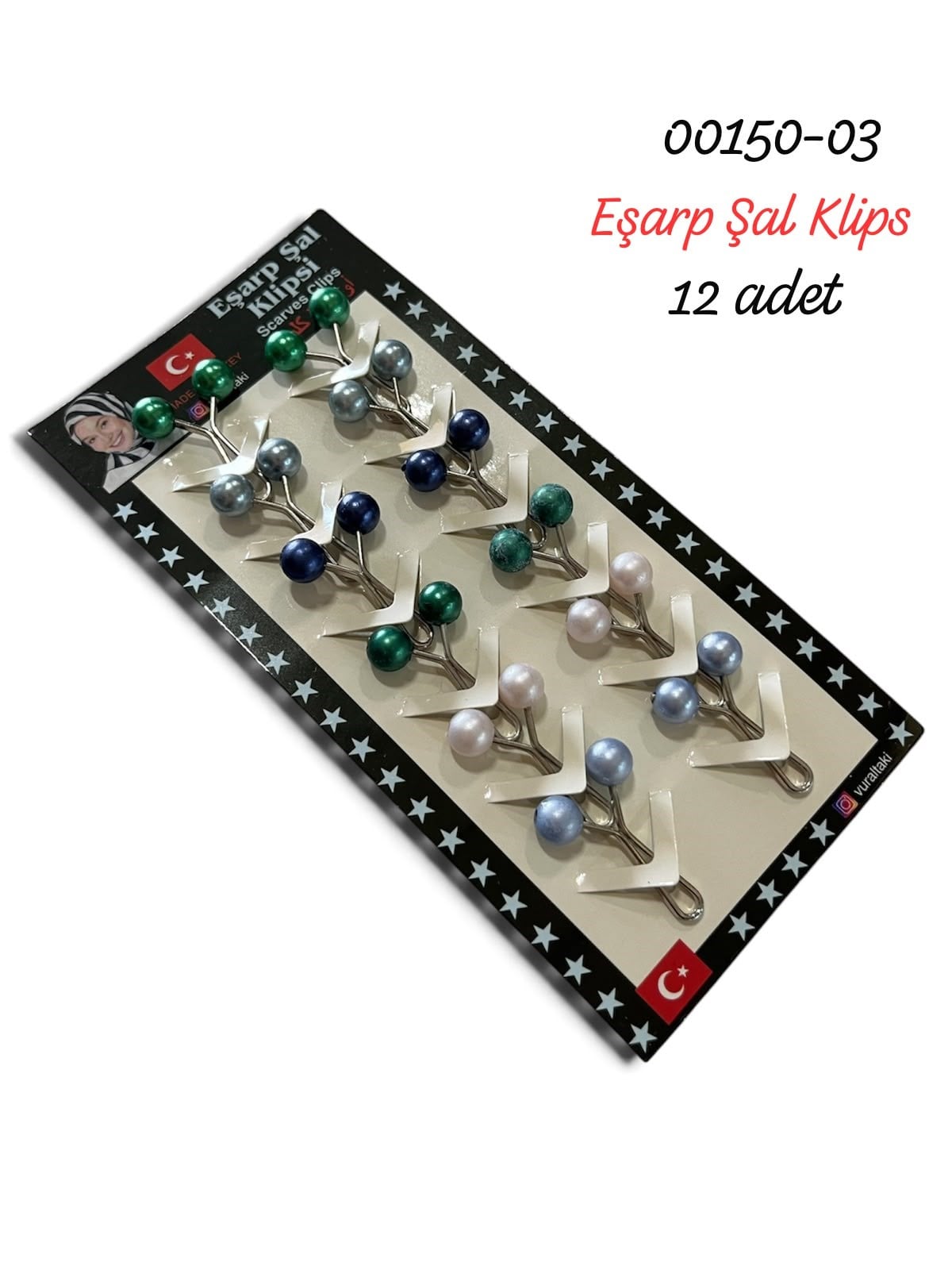 Ekonomik Eşarp Şal Klips