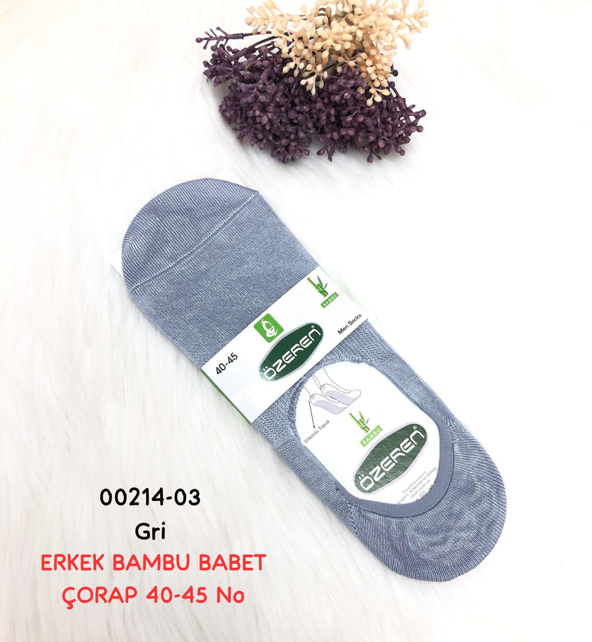 Erkek Bambu Babet Çorap