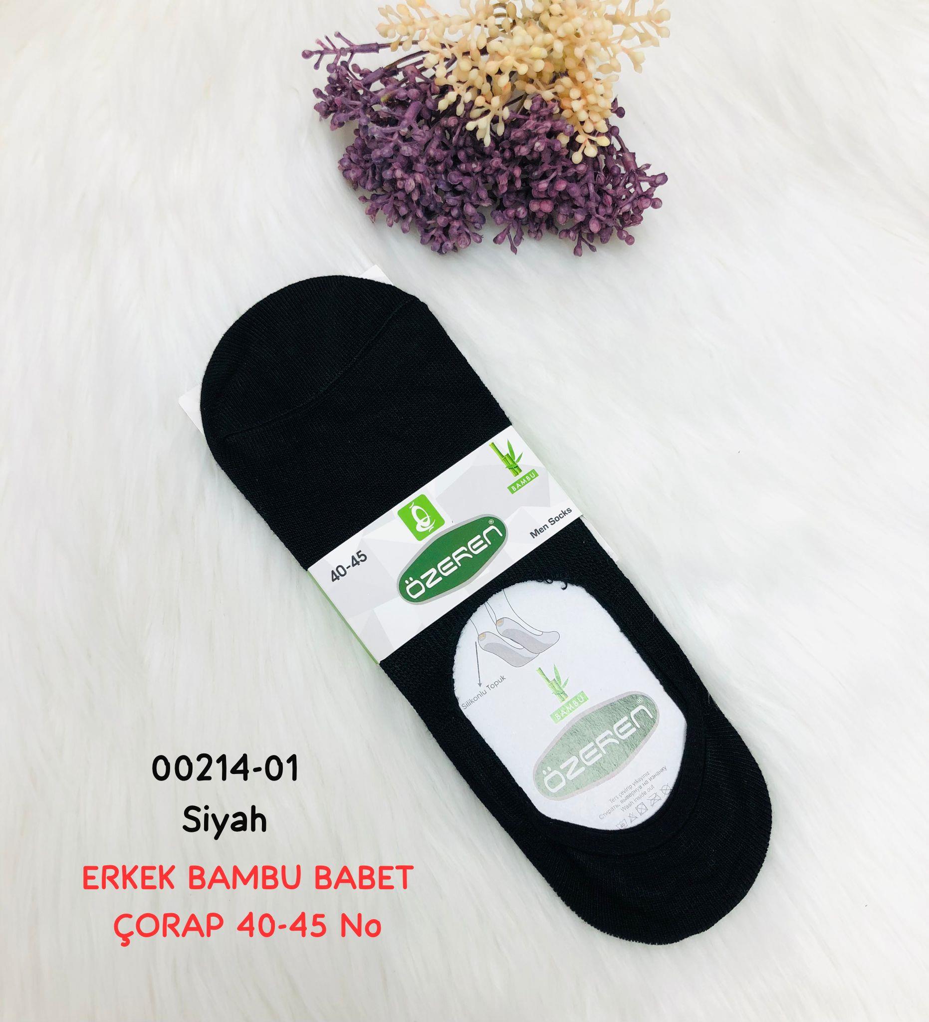 Erkek Bambu Babet Çorap