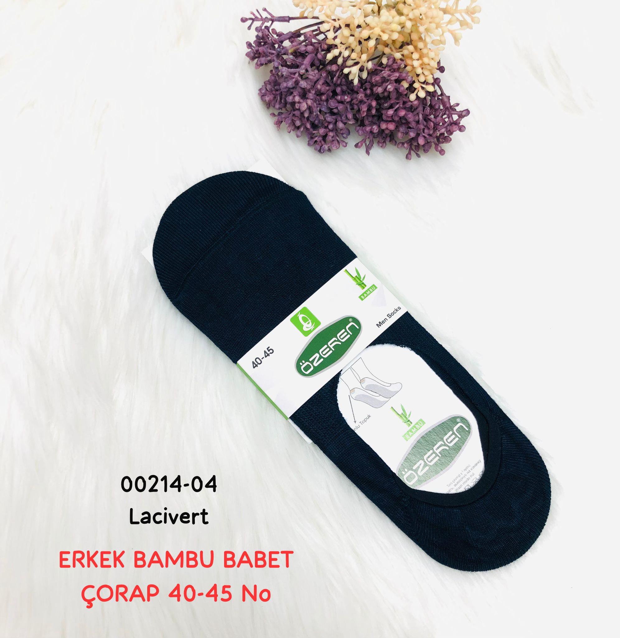 Erkek Bambu Babet Çorap