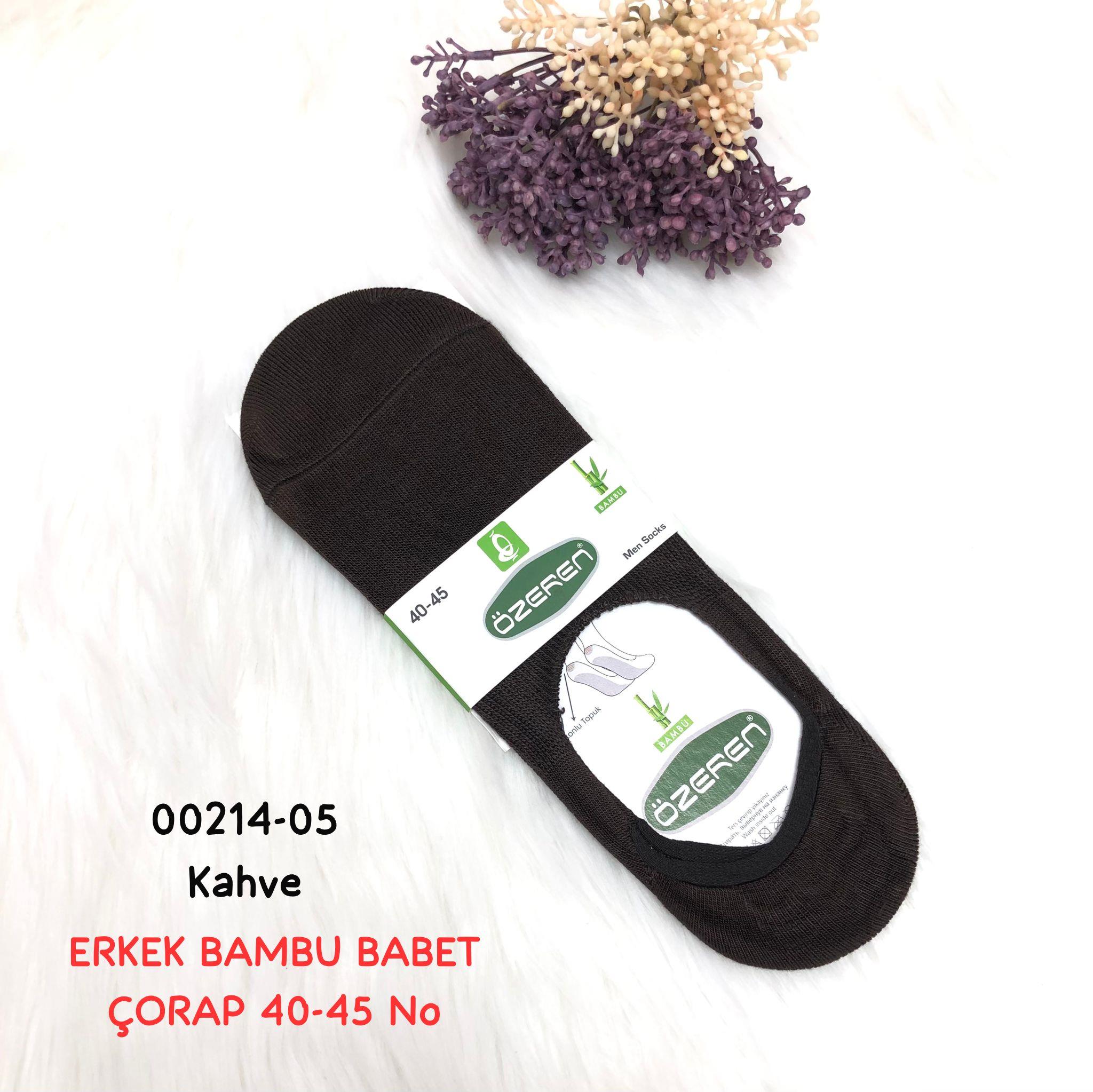 Erkek Bambu Babet Çorap