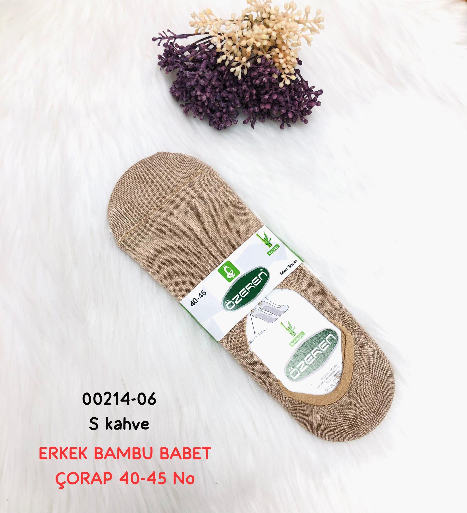 Erkek Bambu Babet Çorap