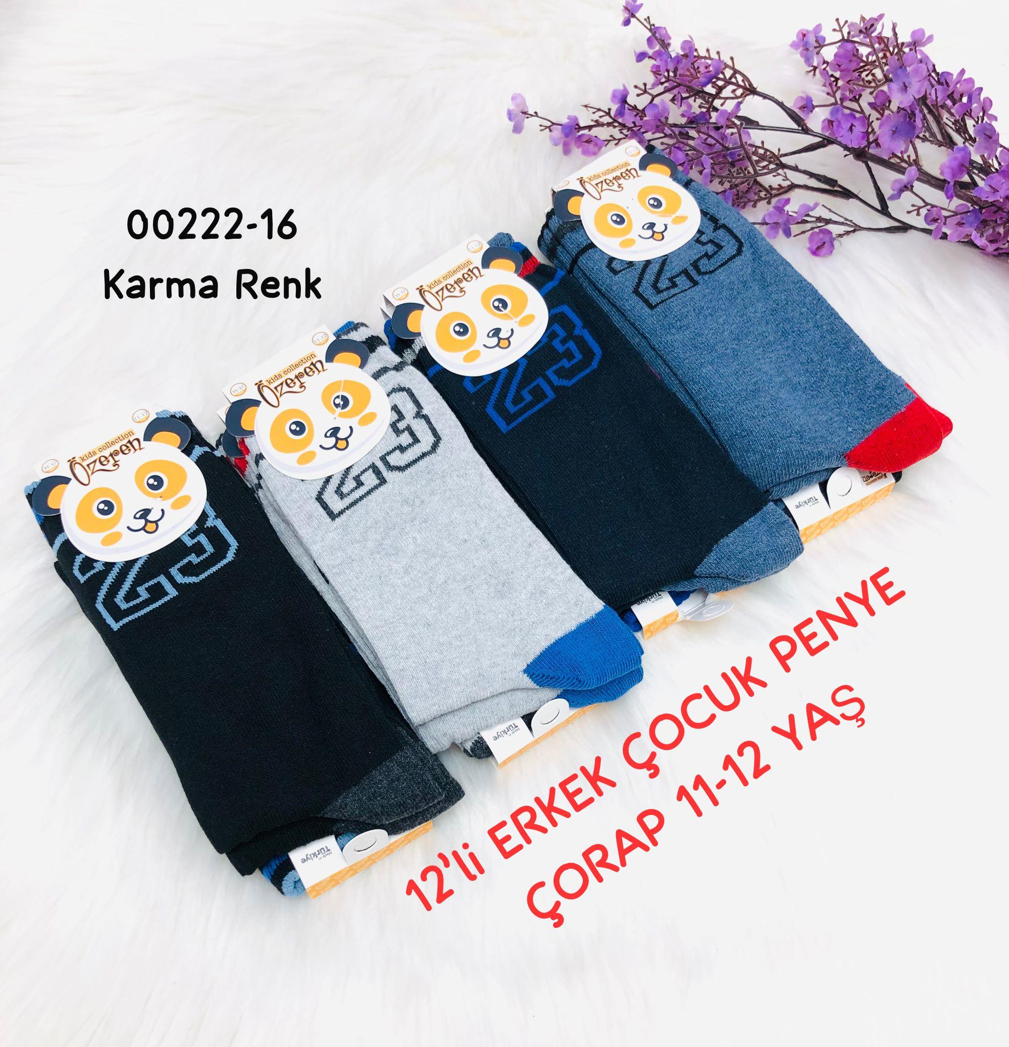 Erkek Çocuk Penye Çorap