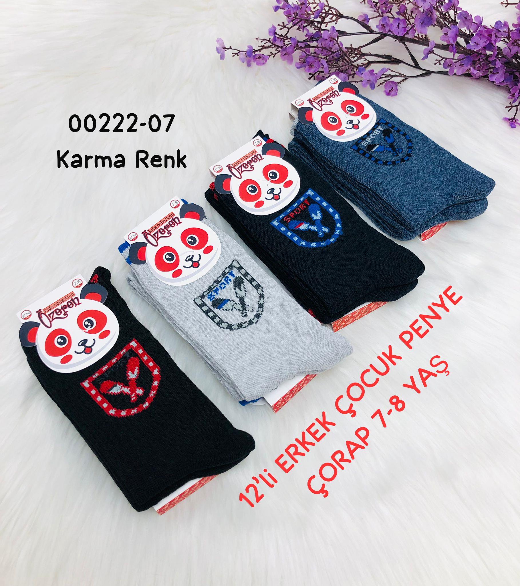 Erkek Çocuk Penye Çorap