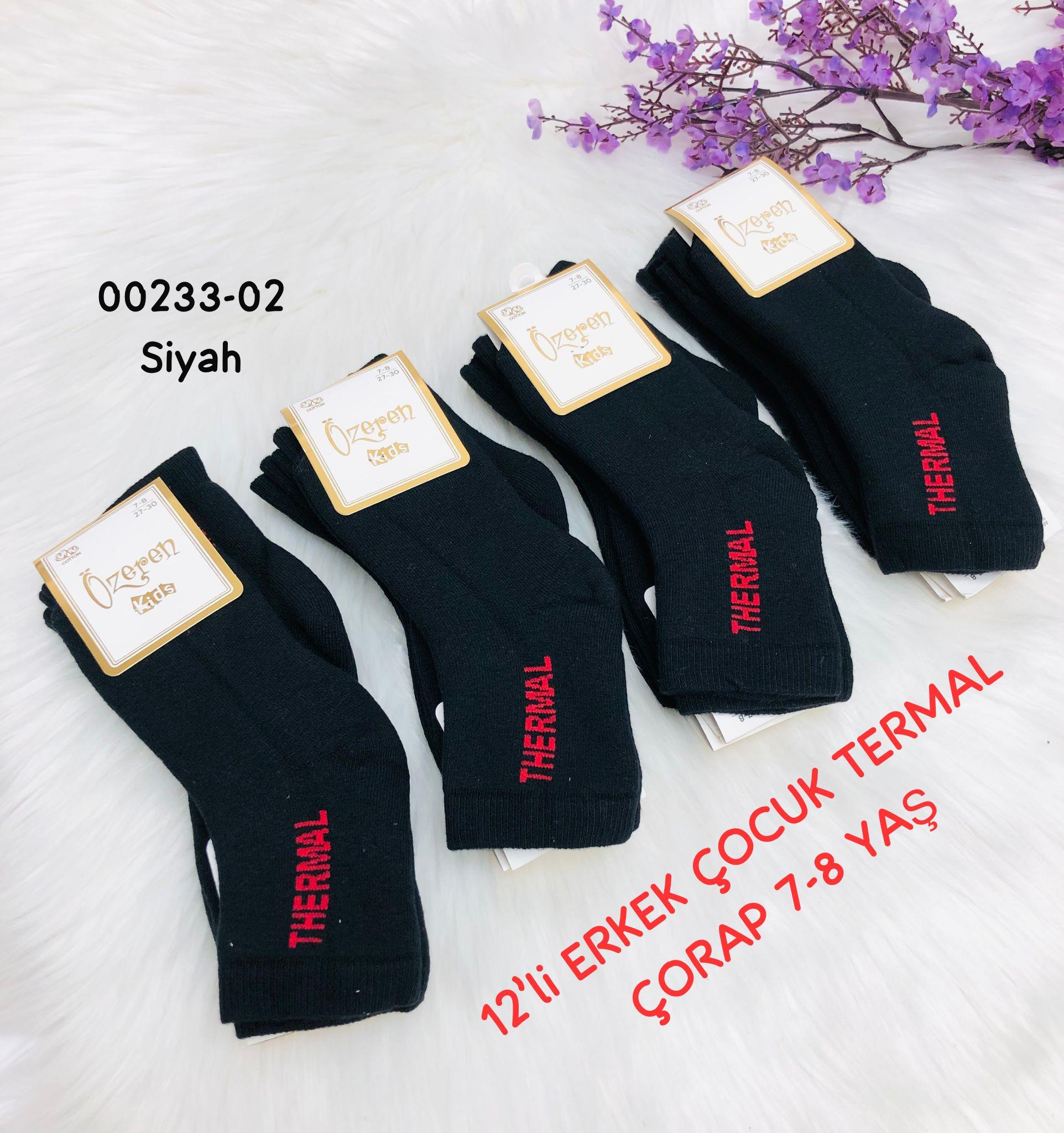 Erkek Çocuk Termal Çorap