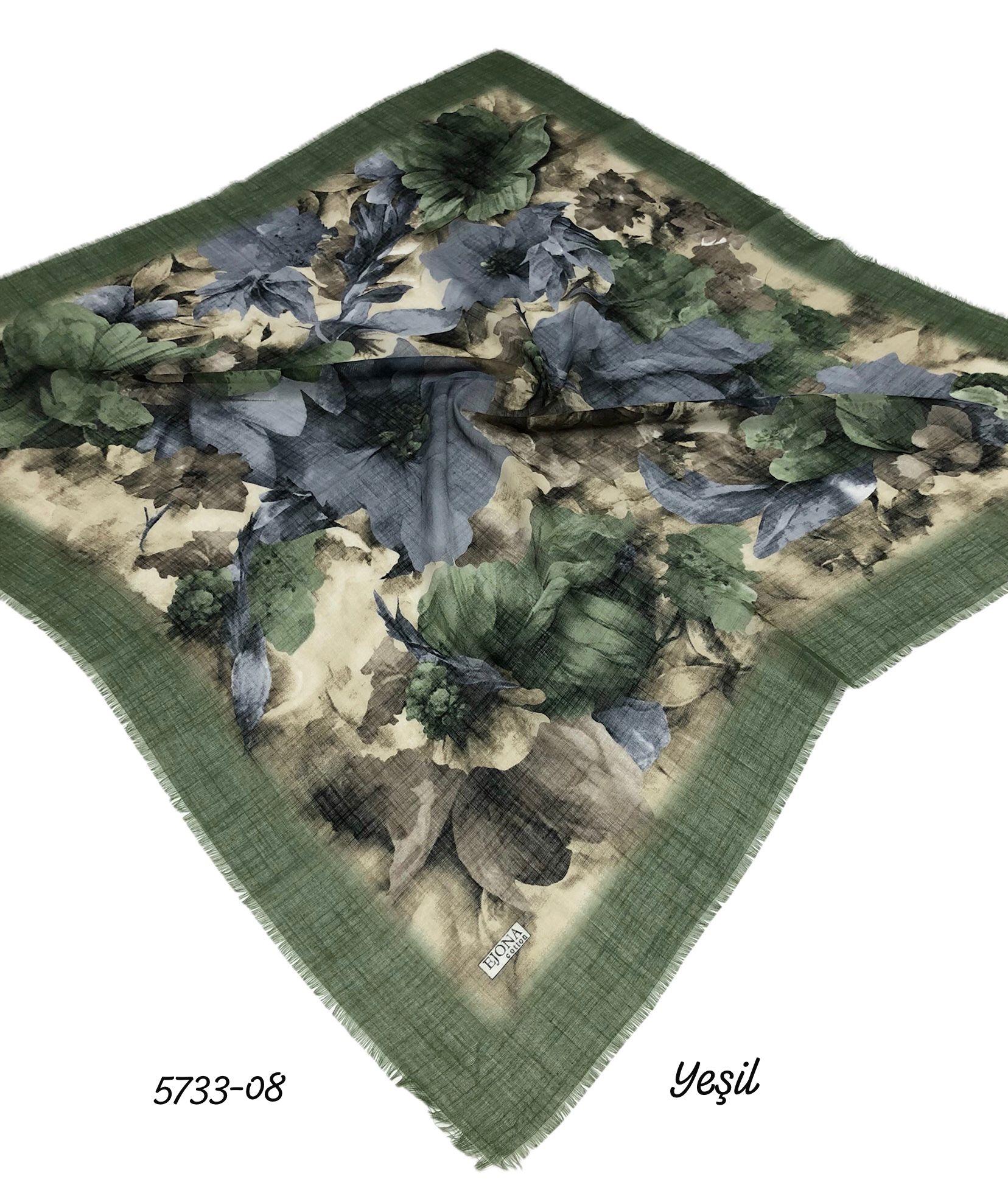 Flamlı Pamuk Eşarp