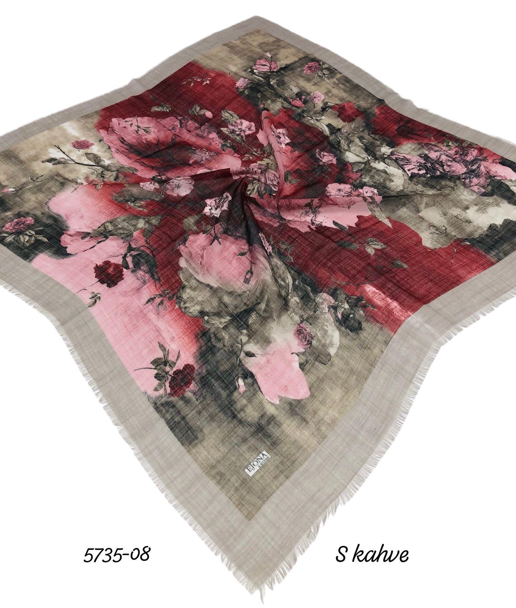 Flamlı Pamuk Eşarp