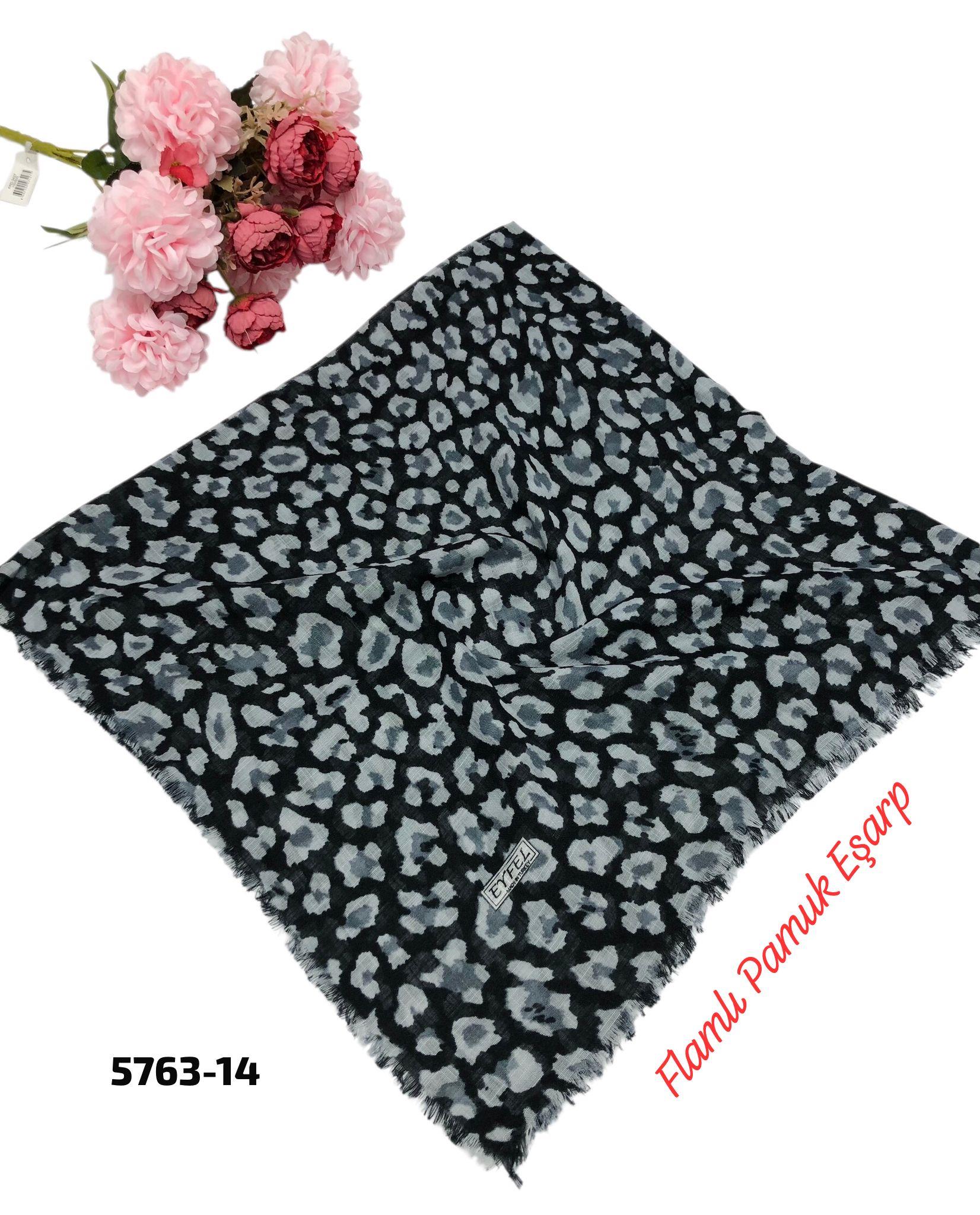 Flamlı Pamuk Eşarp