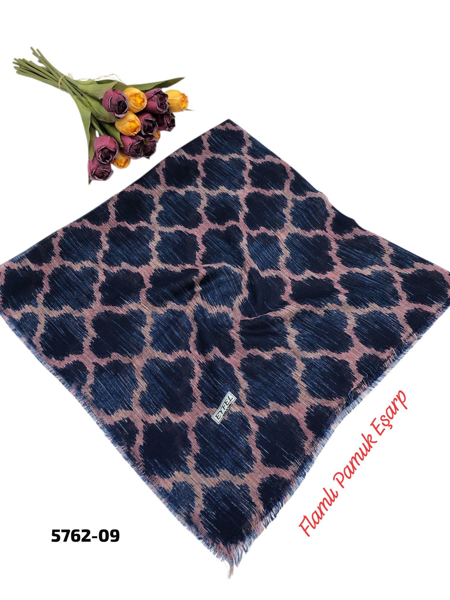 Flamlı Pamuk Eşarp