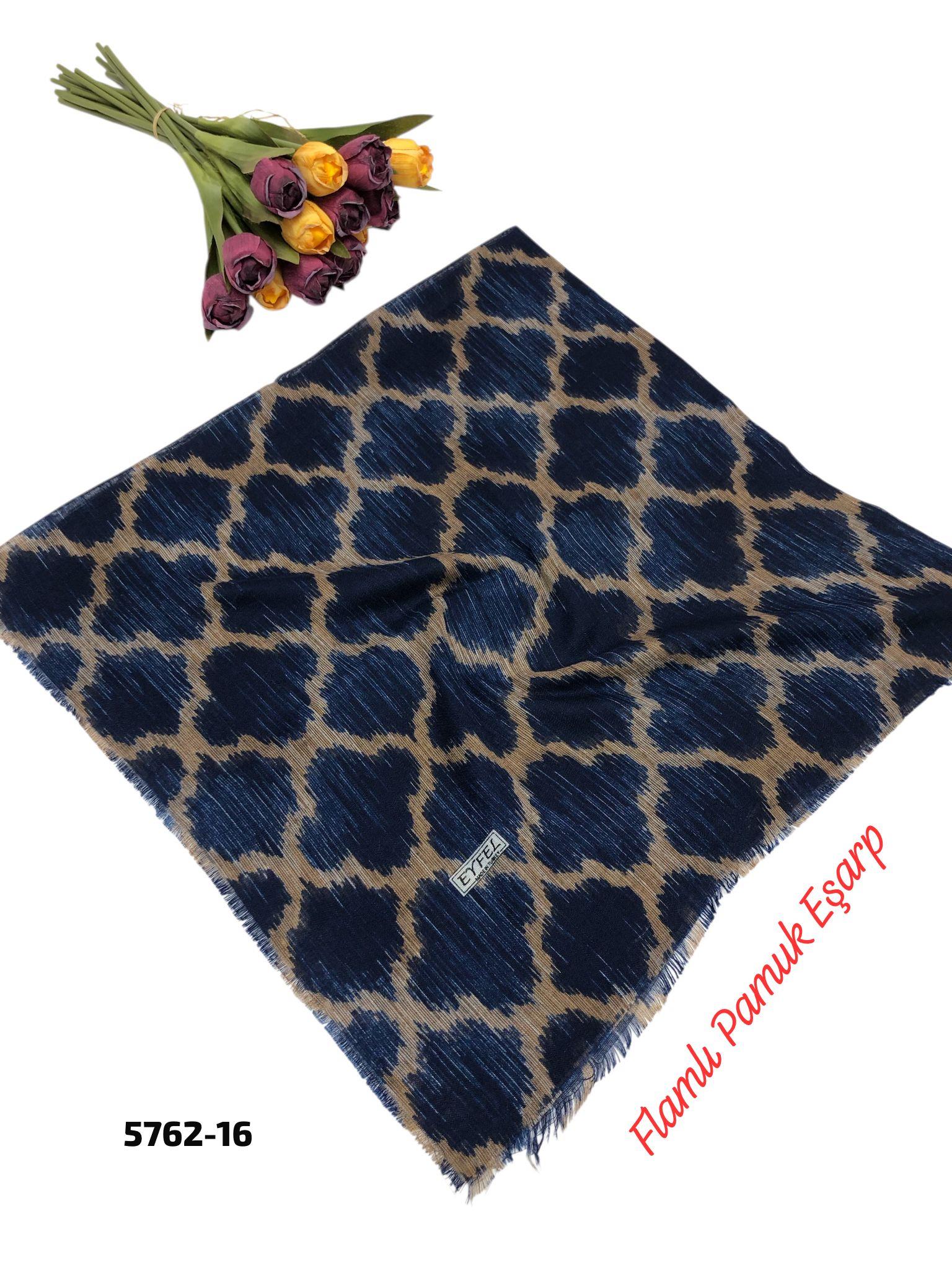 Flamlı Pamuk Eşarp