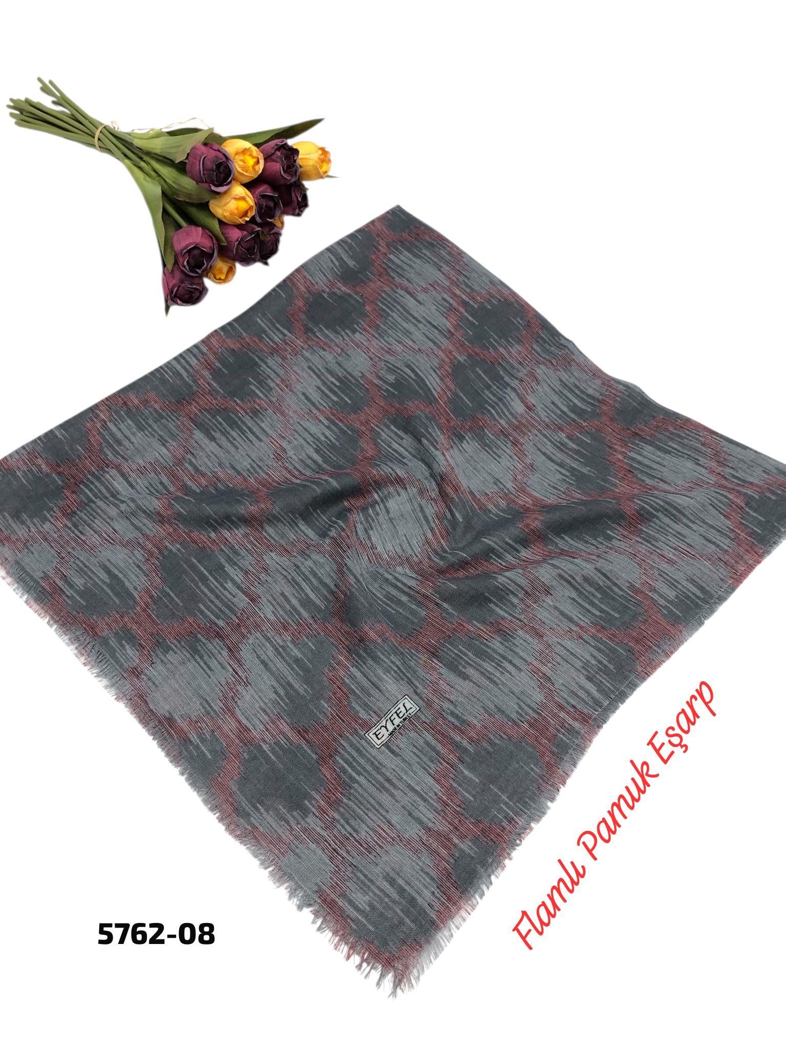 Flamlı Pamuk Eşarp