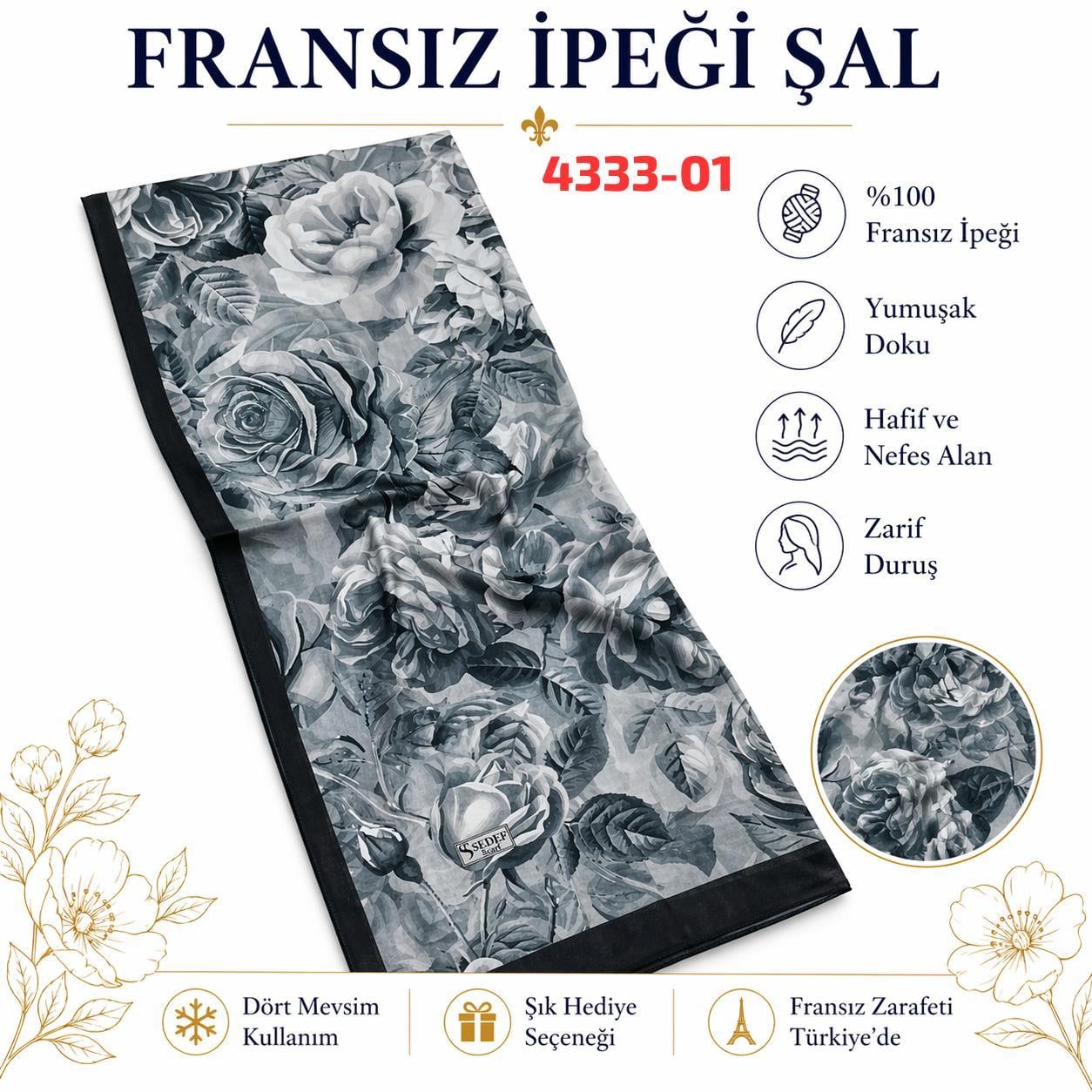 Fransız İpeği Şal