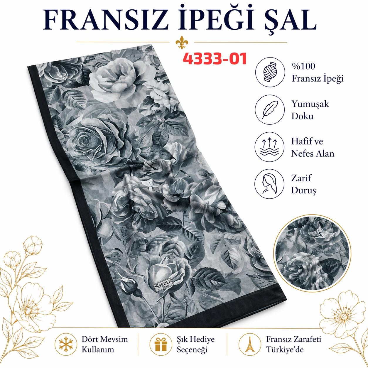 Fransız İpeği Şal