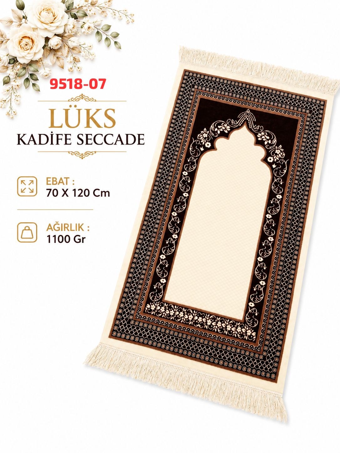 Kaliteli Kadife Seccade